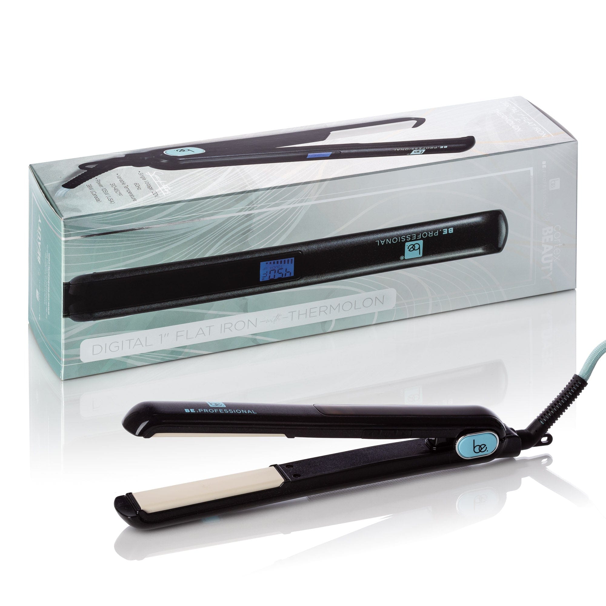 Be.Professional 1" Digital Thermolon Flat Iron