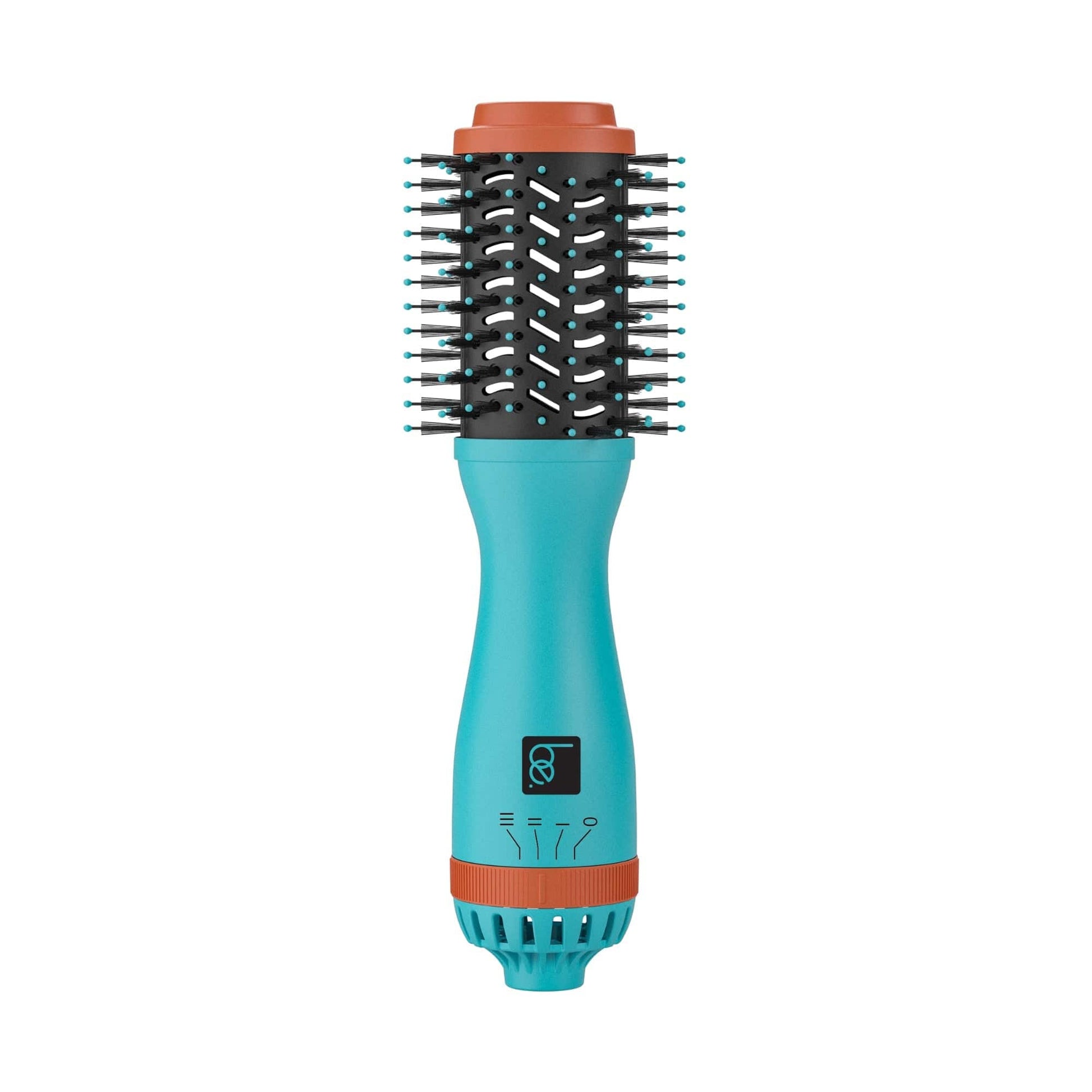 Be.Professional Aqua/Orange Mini Blowout Brush