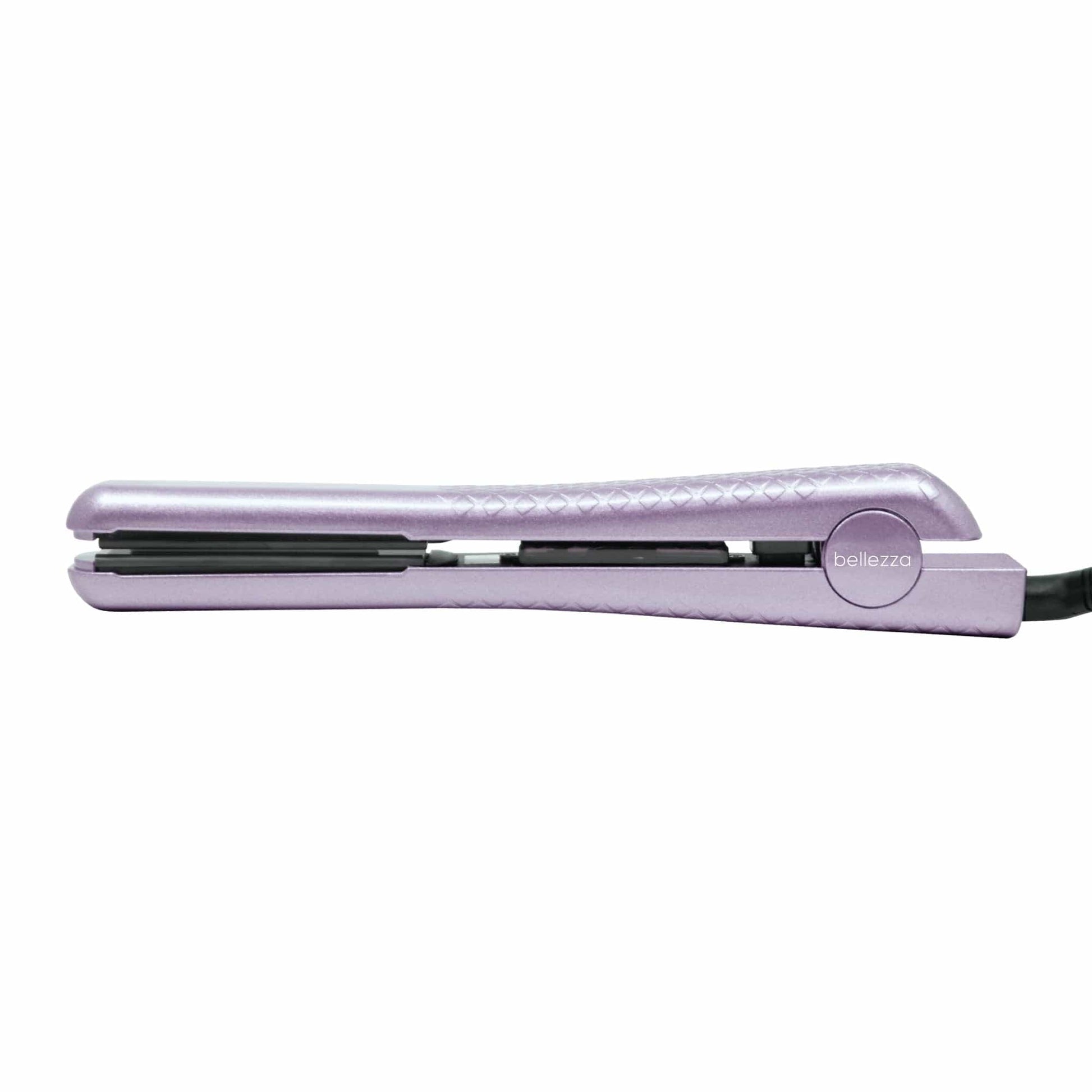 Bellezza Purple Lux Beauty | 1.25" Solid Ceramic Ionic & Far-Infrared Technology Flat Iron