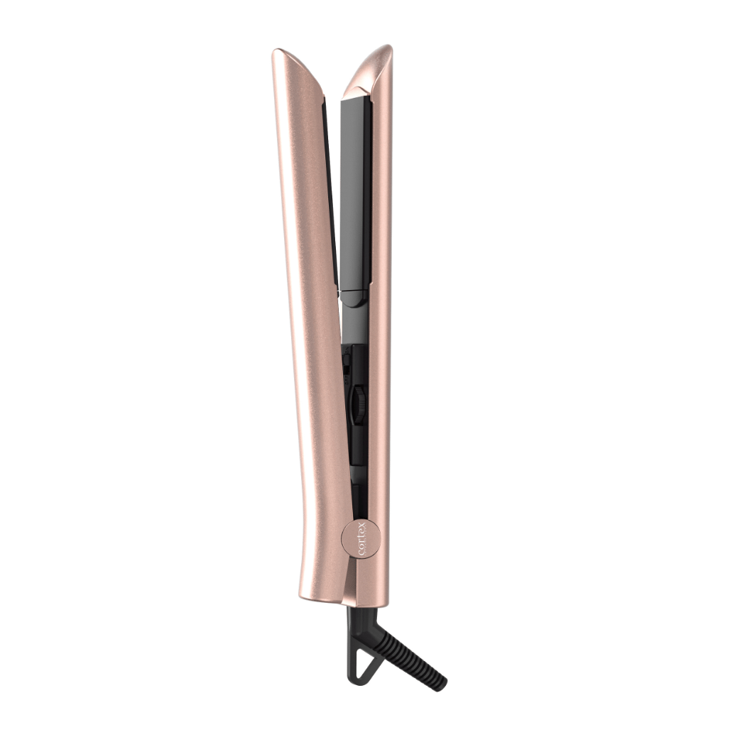 Cortex Beauty 1" 100% Solid Ceramic Ionic & Far-Infrared Technology Flat Iron