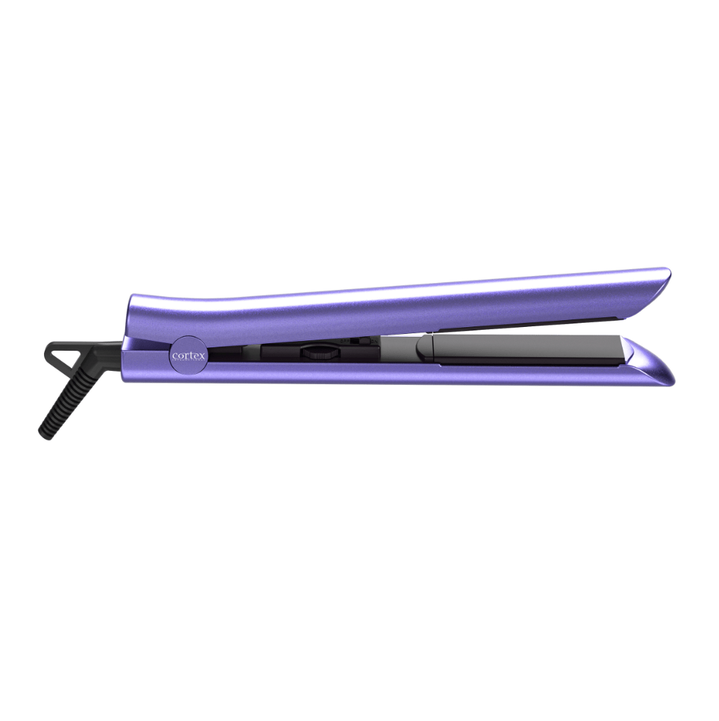 Cortex Beauty 1&quot; 100% Solid Ceramic Ionic &amp; Far-Infrared Technology Flat Iron
