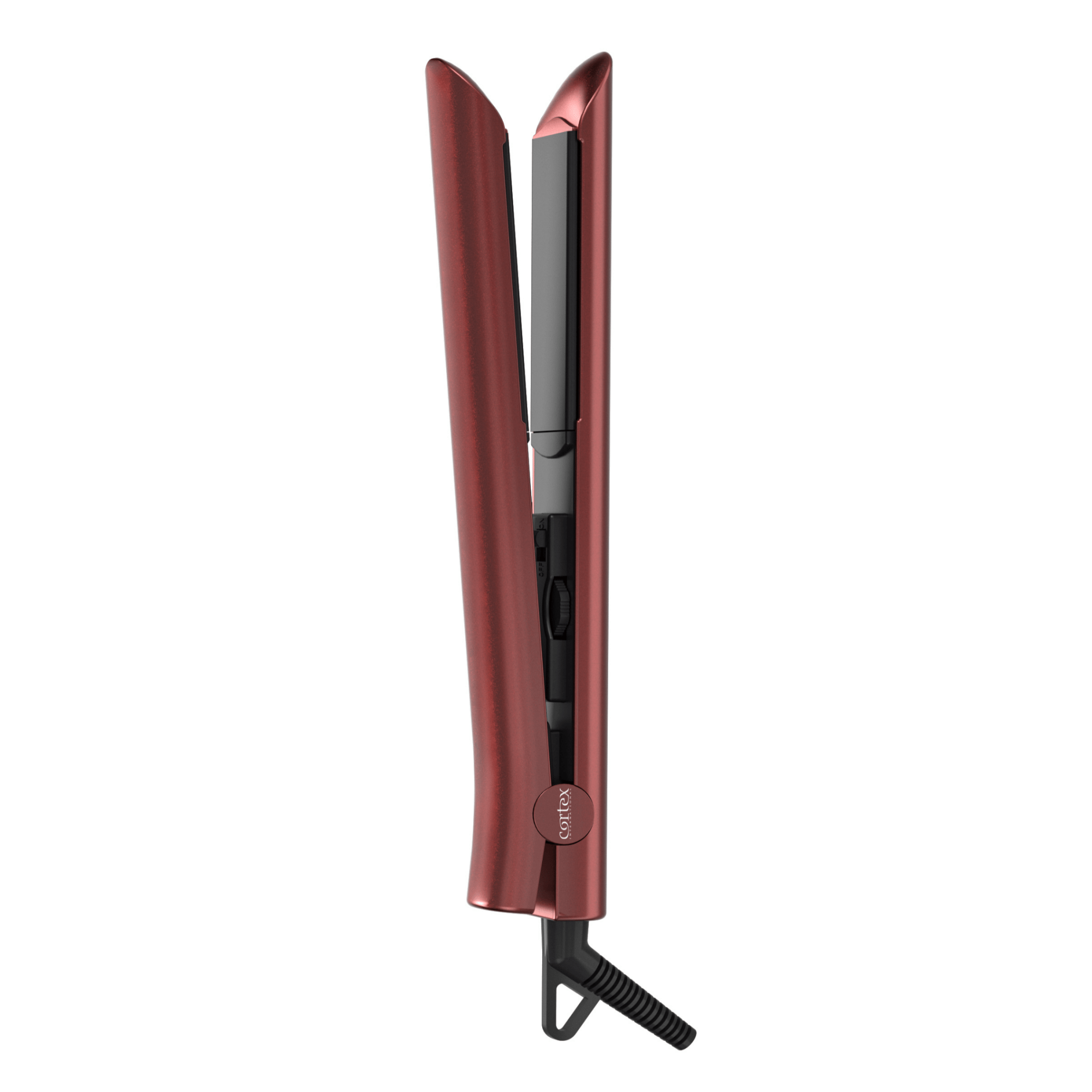 Cortex Beauty 1" 100% Solid Ceramic Ionic & Far-Infrared Technology Flat Iron