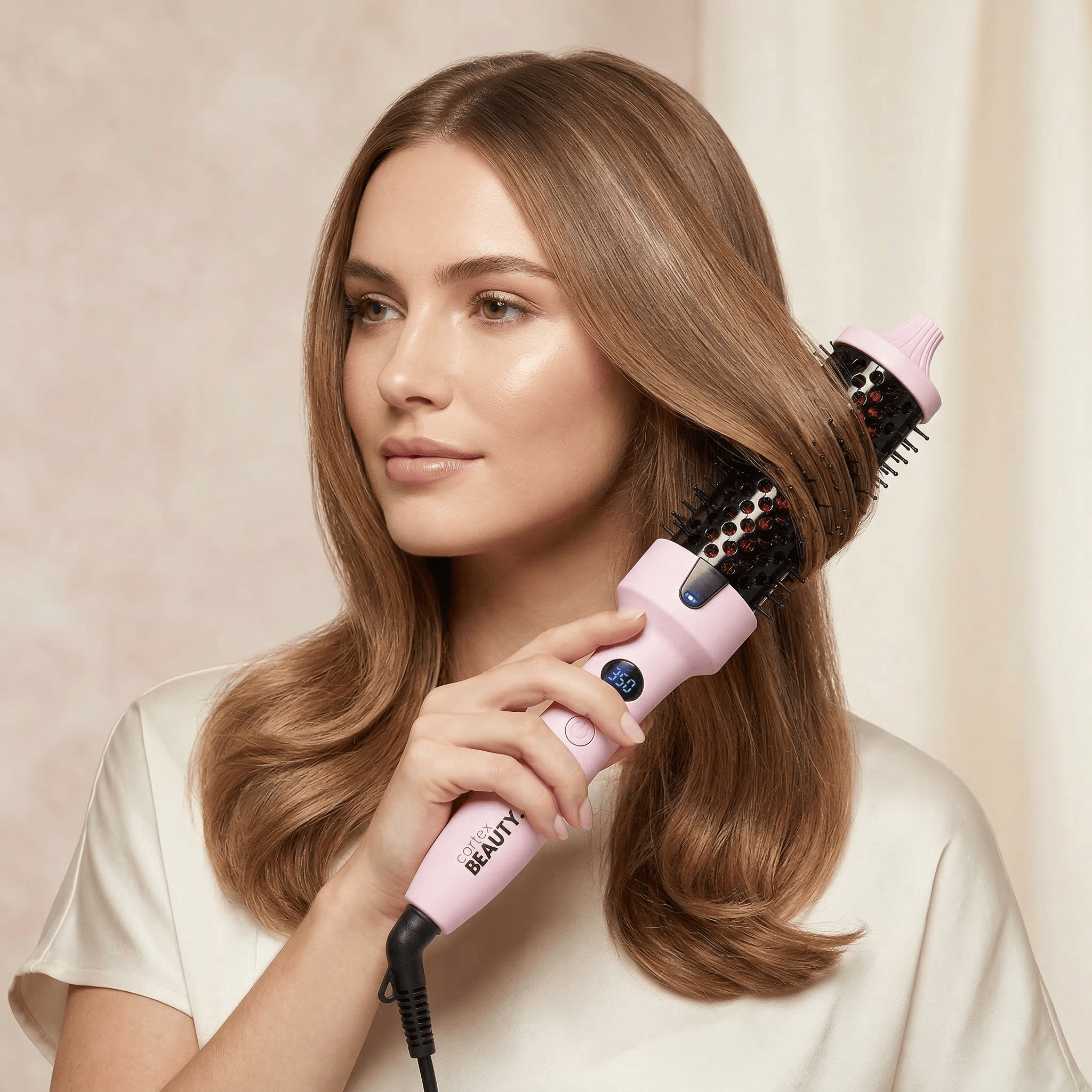 Cortex Beauty 1.5" Digital Infrared & Ionic Thermal Styling Brush