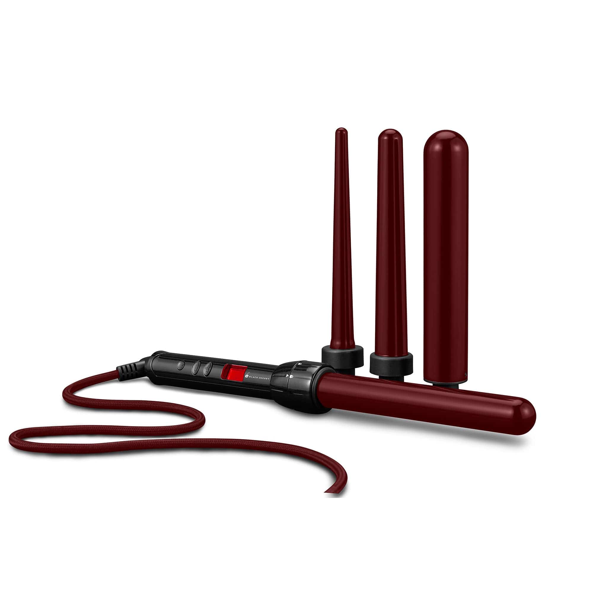 Cortex Beauty 4-IN-1 Curling Wand Set with Thermolon Plates