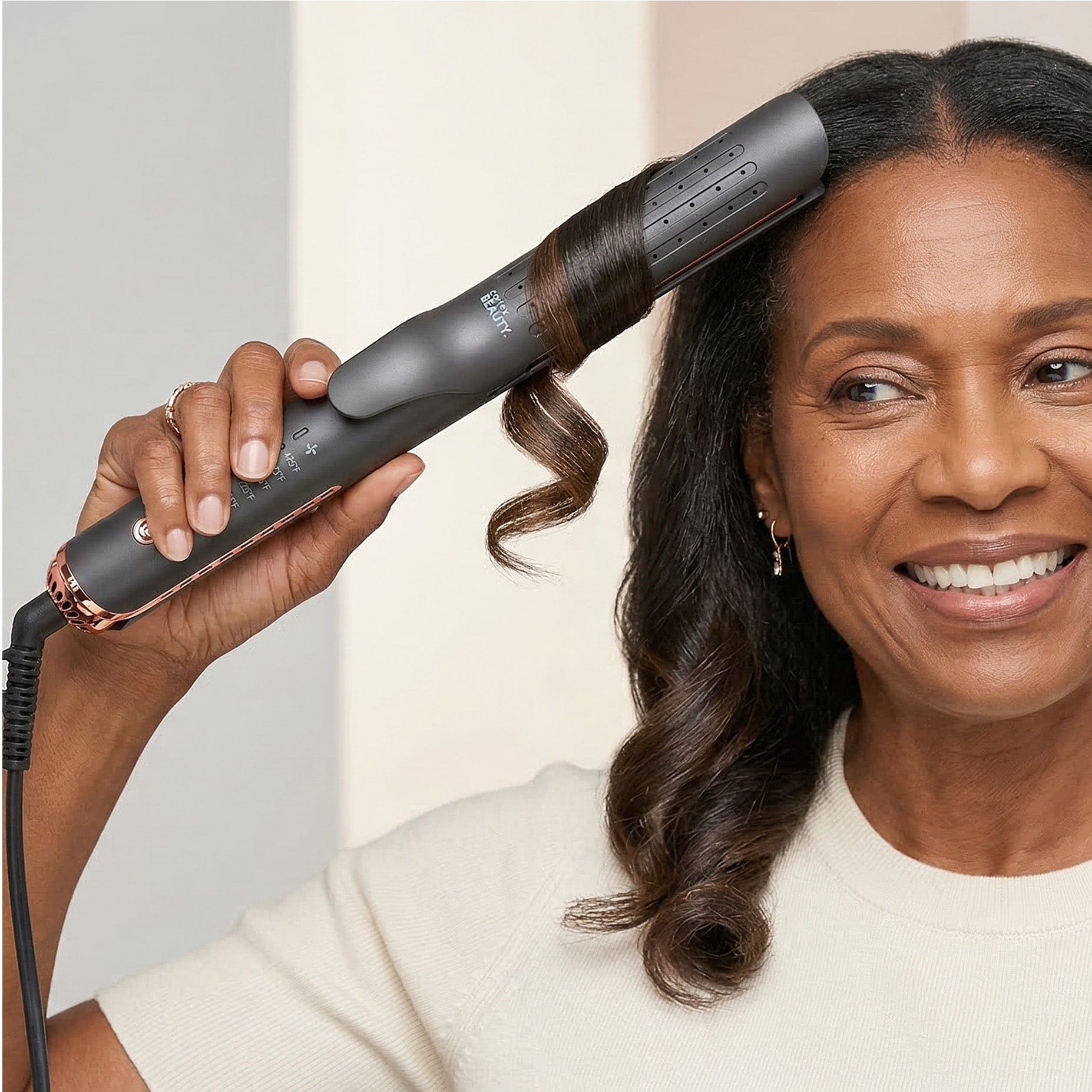 Cortex Beauty AirGlider | 2-in-1 Cool Air Flat Iron/curler