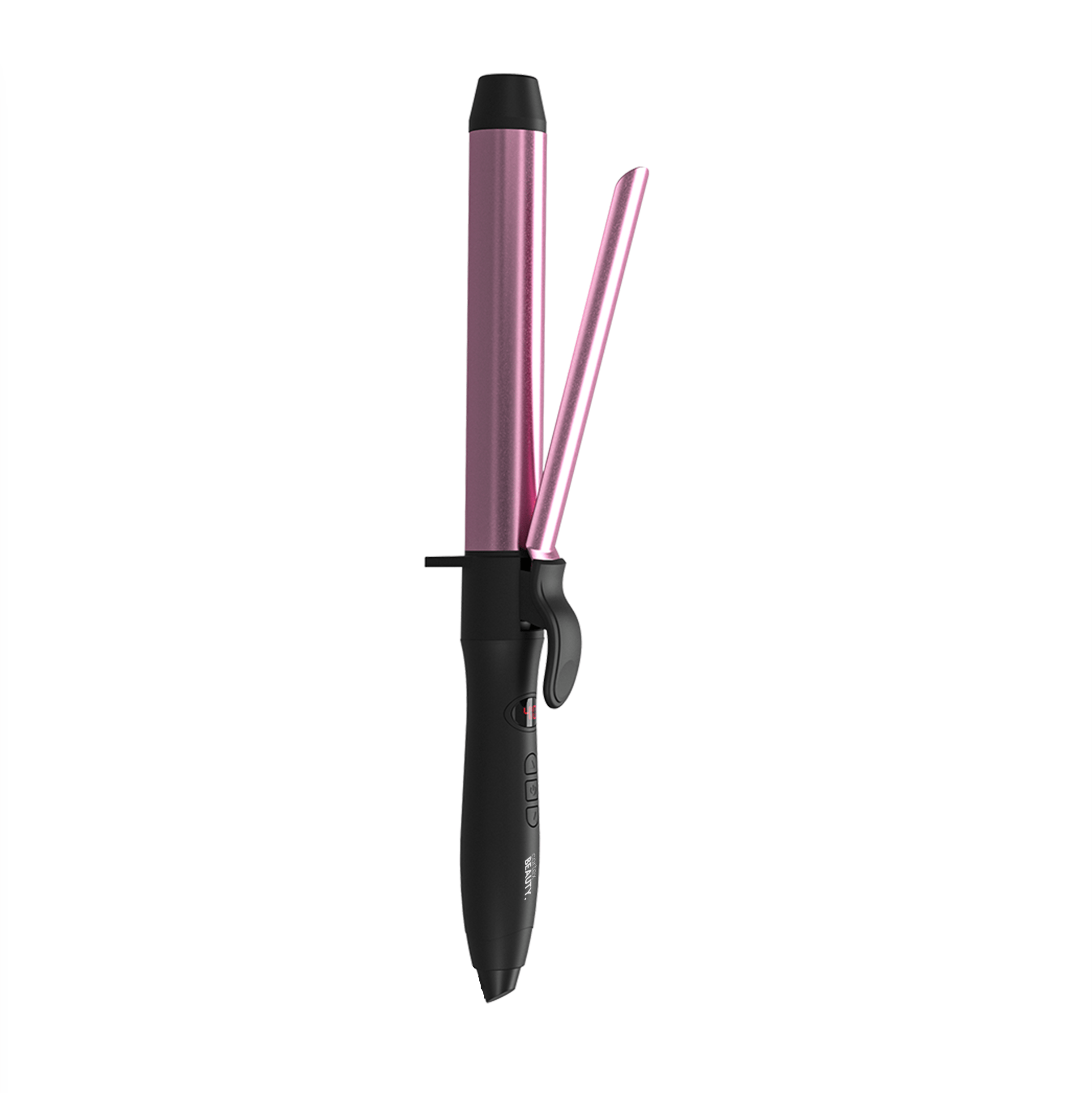 Cortex Beauty Black/ Blush Pink 1.25" Extra Long Curling Wand