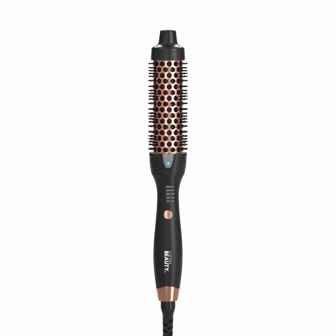 Cortex Beauty Black/Rose Gold 1.5&quot; Ionic Temperature Control Styling Brush