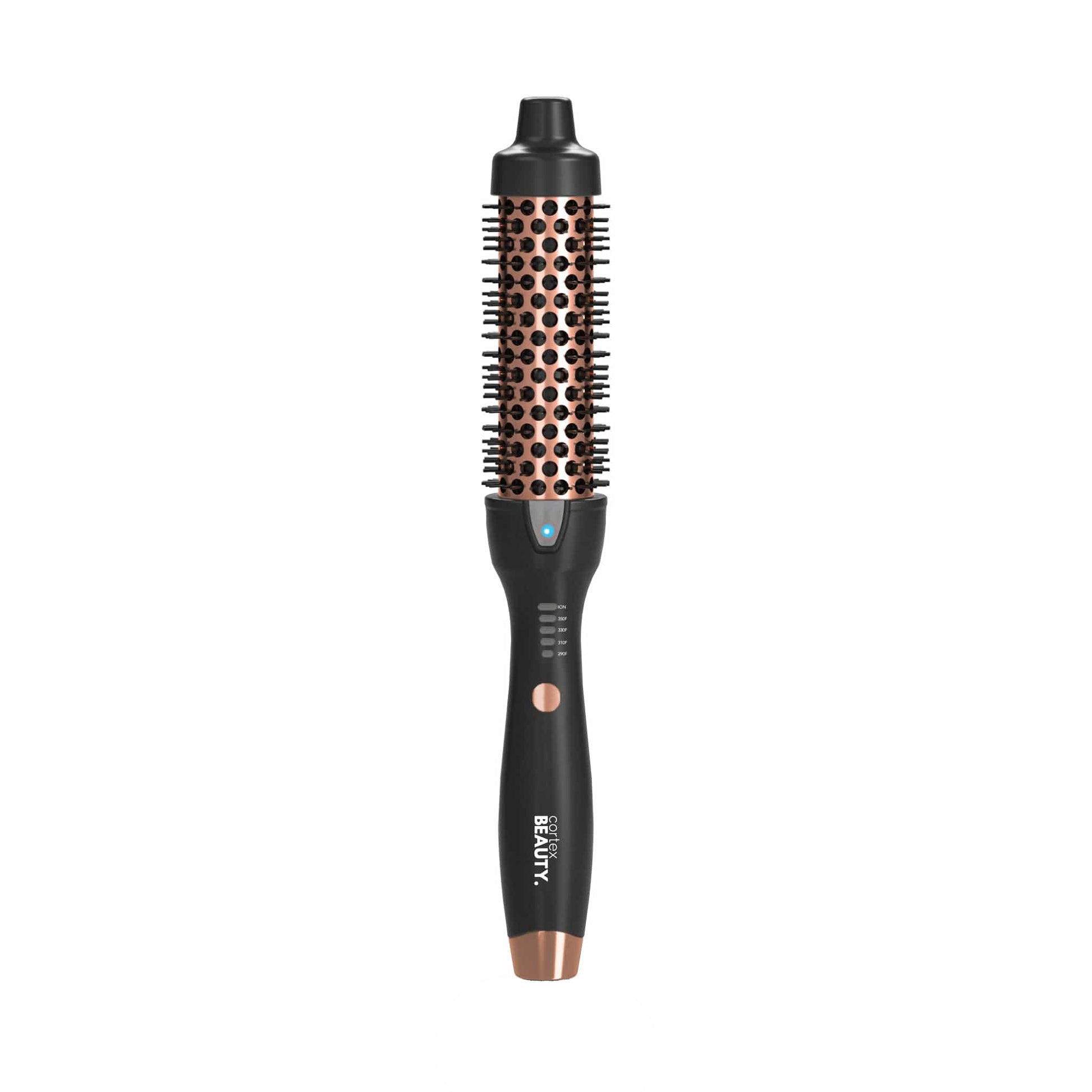 Cortex Beauty Black/Rose Gold 1.5" Ionic Temperature Control Styling Brush