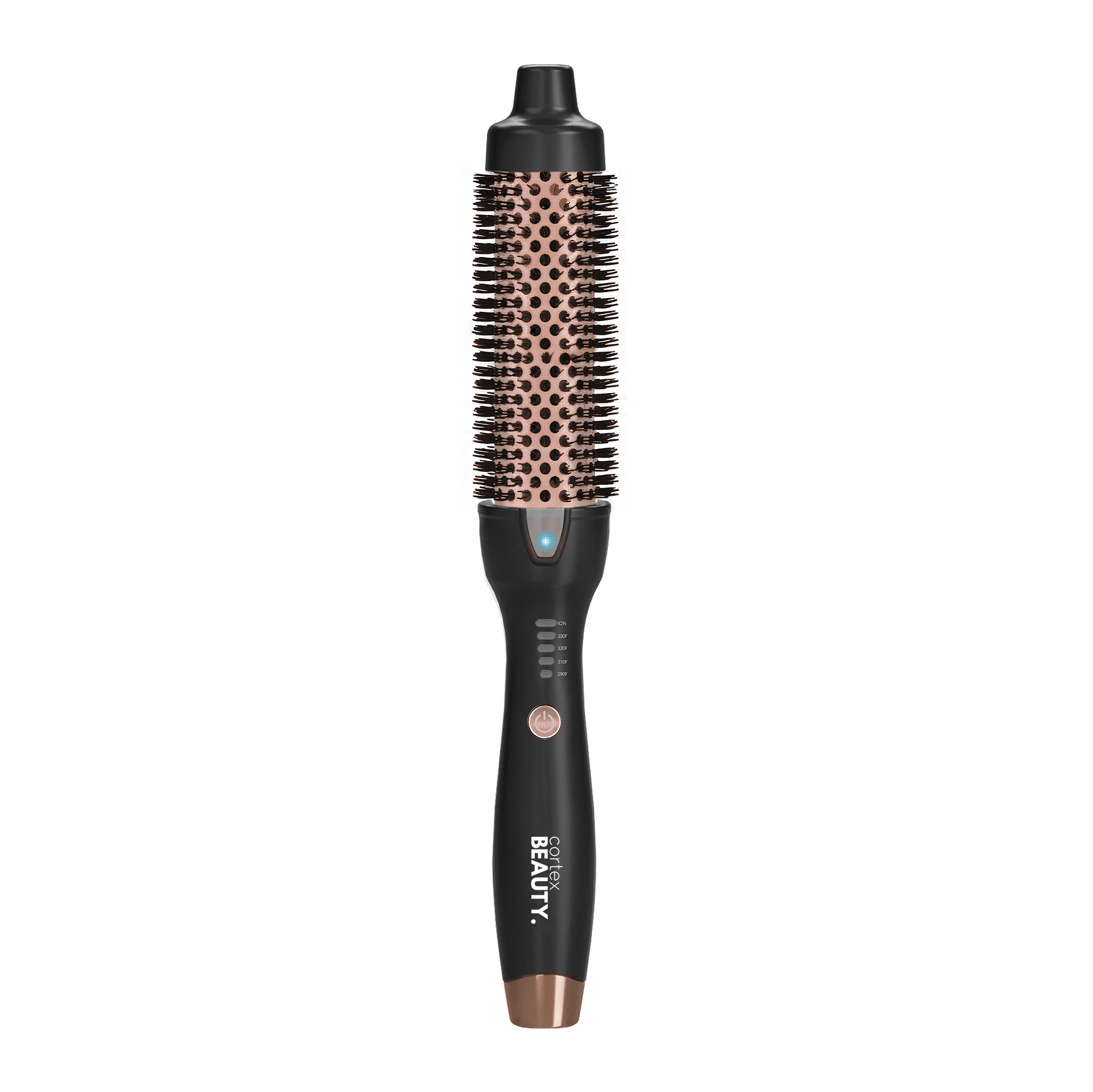 Cortex Beauty Black Rosegold 1.5" Ionic Temperature Control Styling Brush
