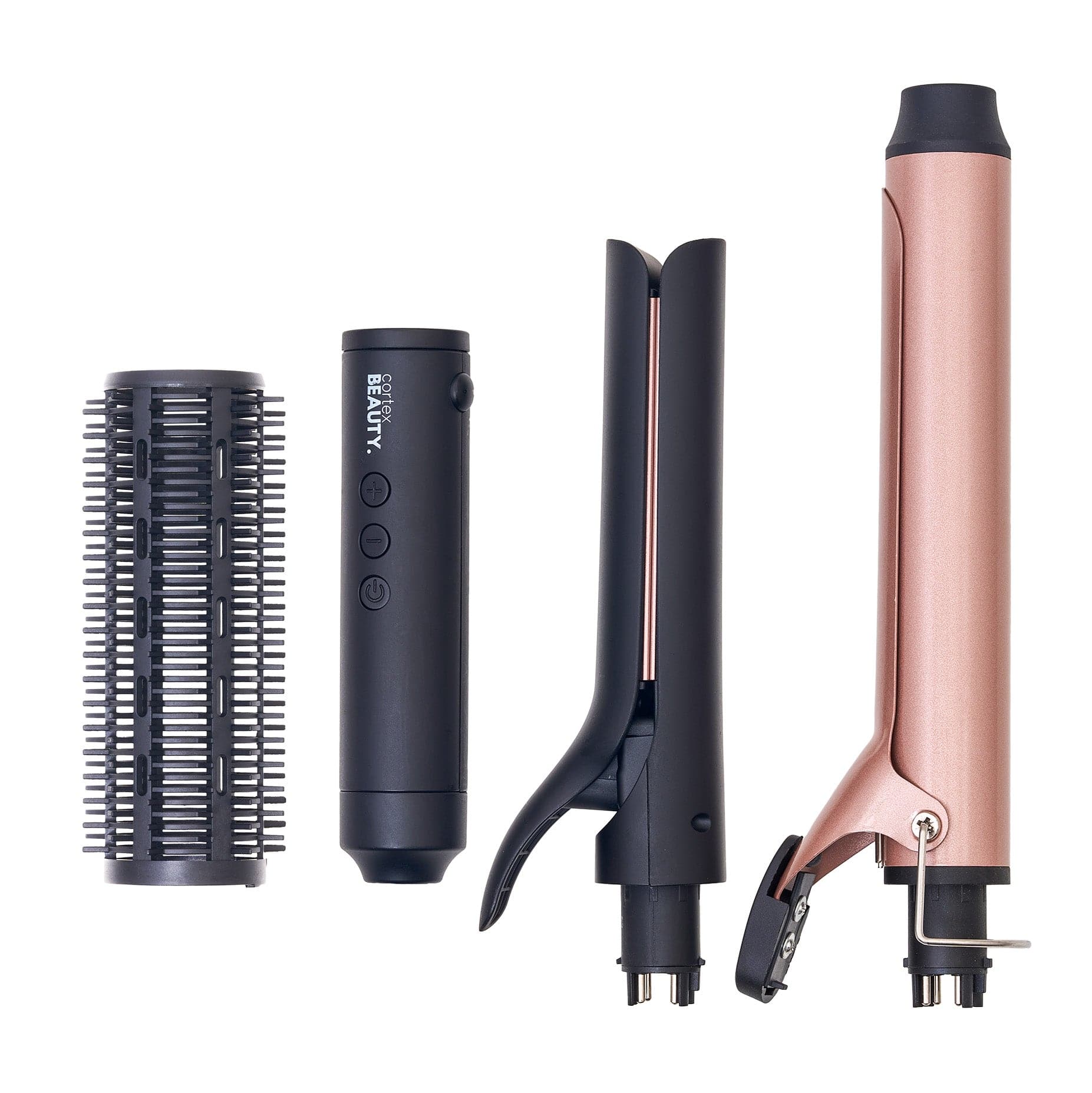 Cortex Beauty Black Rosegold 3in1 Multi Styler Set with Digital Display
