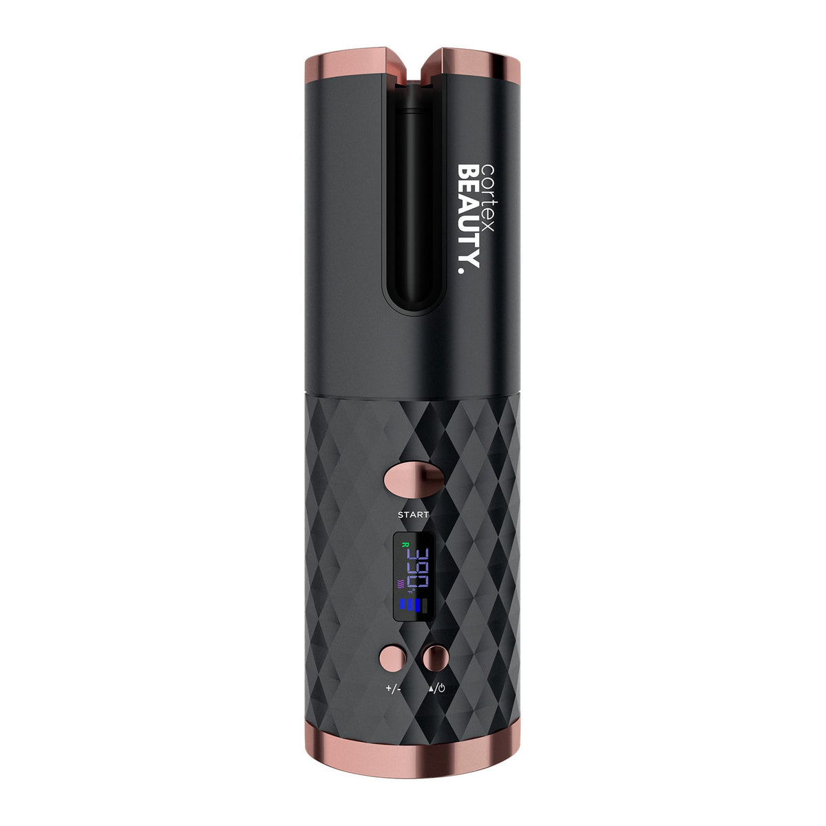 Cortex Beauty Black Rosegold Go Curls – Portable Hair Curler