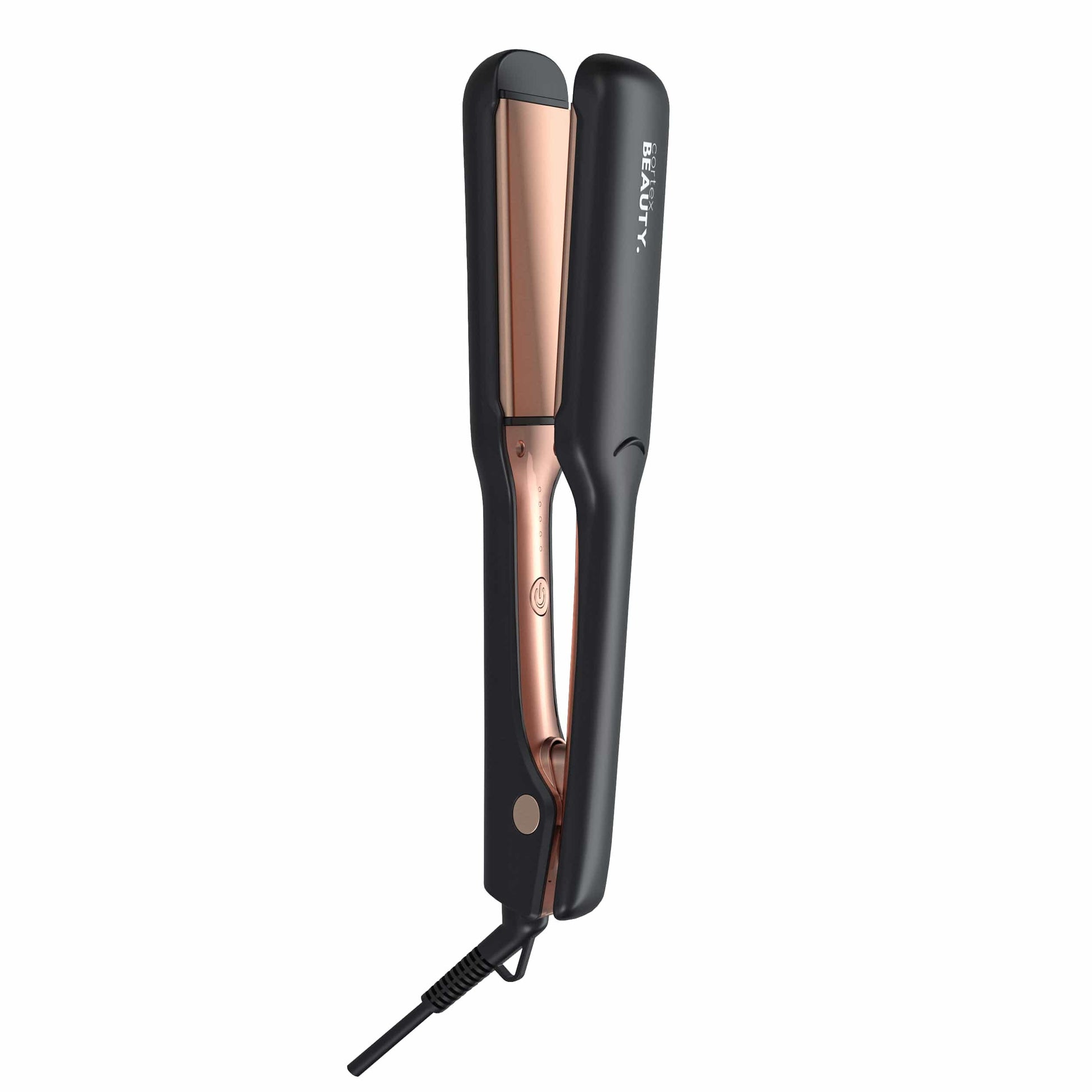 Cortex Beauty BLACK/ROSEGOLD Sleek & Shine - Professional 1.75” Wide Plate Flat Iron