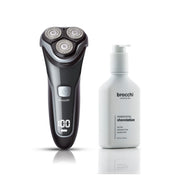 Cortex Beauty Black SmoothEdge | Triple Action Razor & Shaving Lotion Set