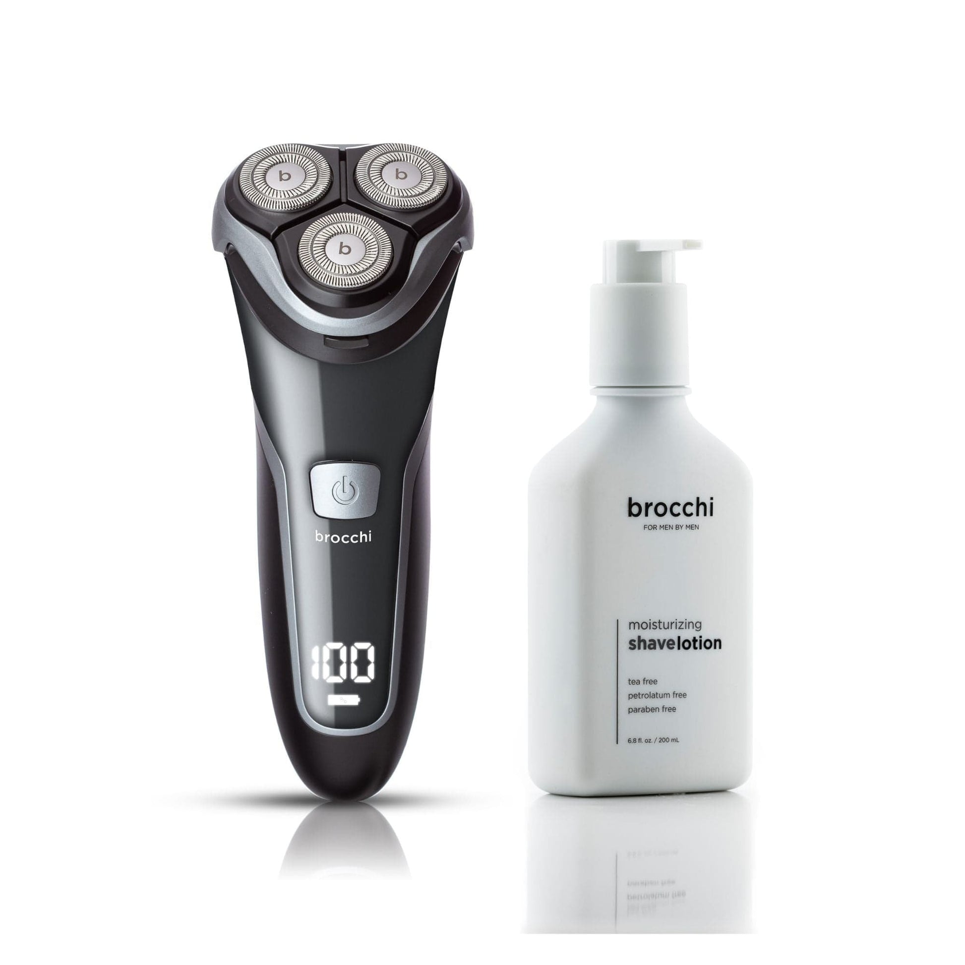 Cortex Beauty Black SmoothEdge | Triple Action Razor & Shaving Lotion Set