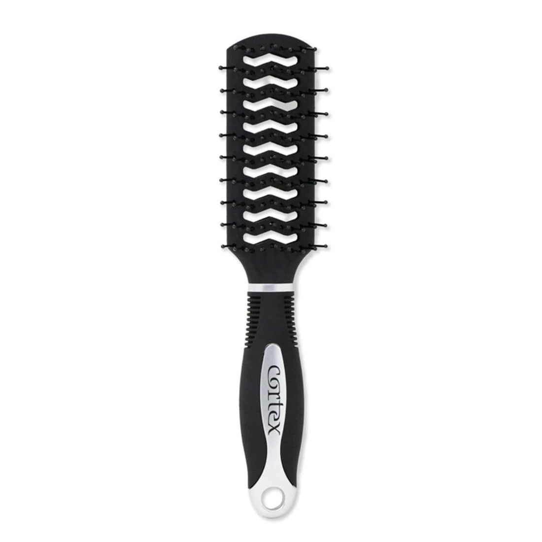 Cortex Beauty Black Vented Rectangle Paddle Brush