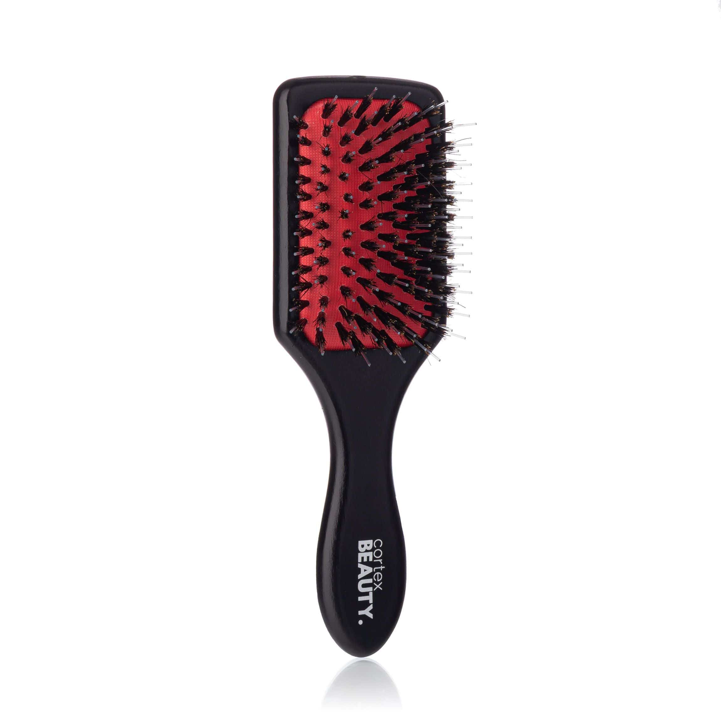 Cortex Beauty Black Wood 2.7&quot; Professional Wooden Paddle Brush