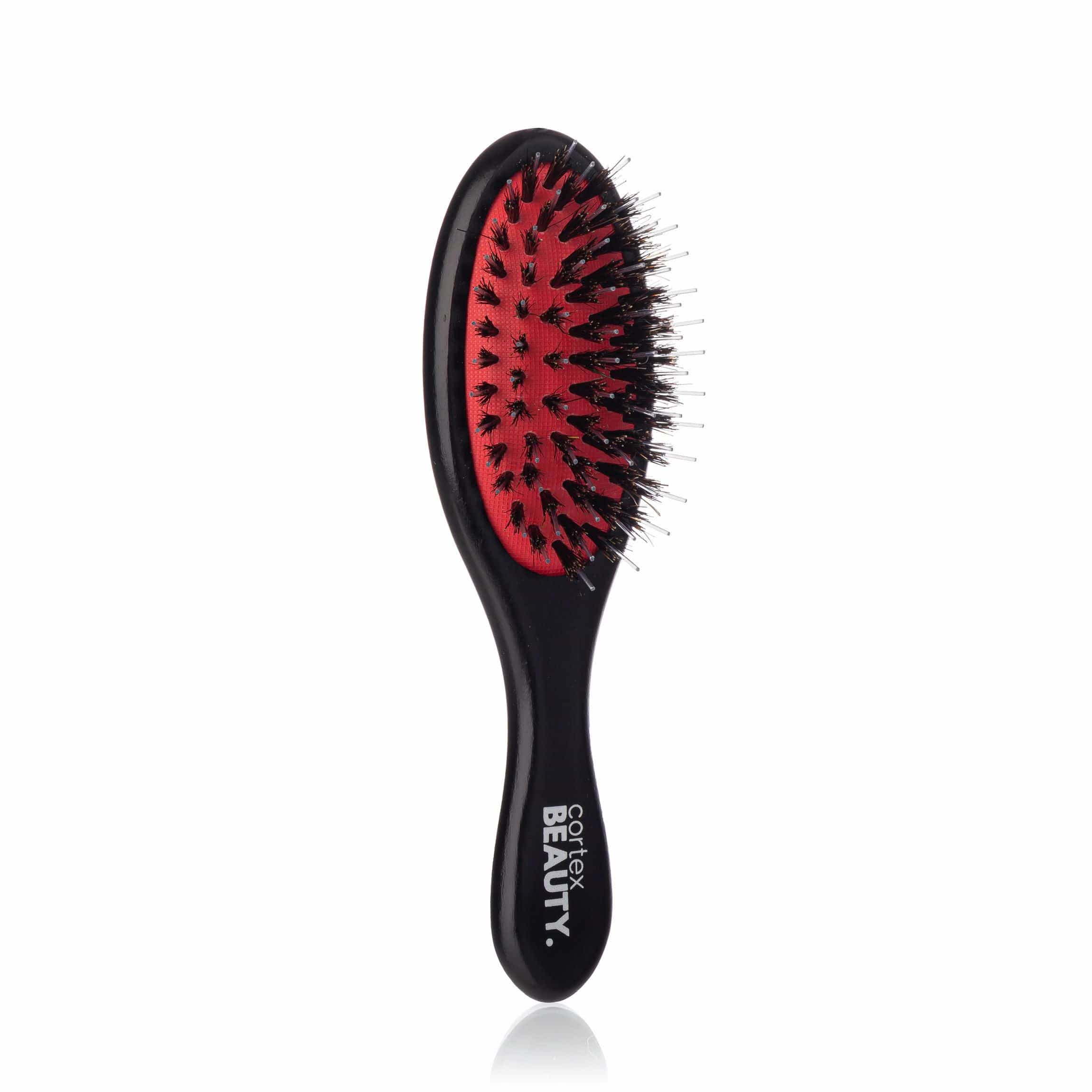 Cortex Beauty Black Wood 2" Travel Wooden Paddle Brush
