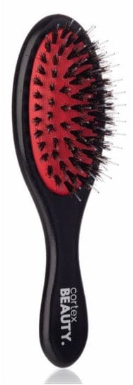 Cortex Beauty Black Wood 3&quot; Detangling Wooden Oval Brush