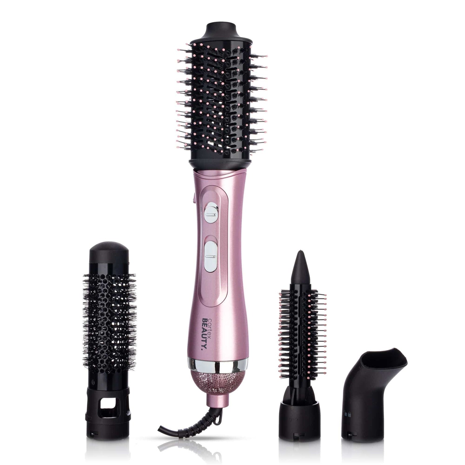 Cortex Beauty Blush Pink Air Styler | 4-In-1 Hot Air Styler Brush