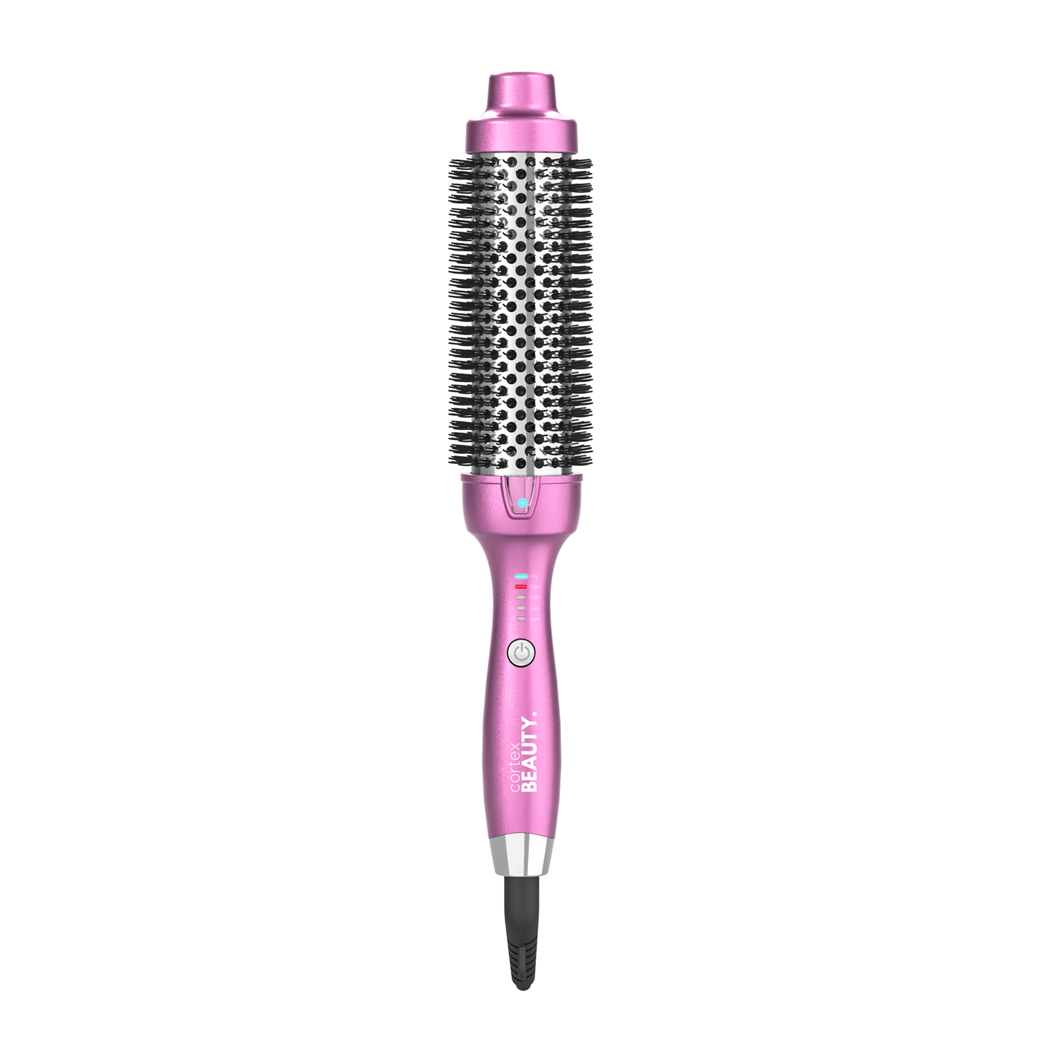 Cortex Beauty Blush Pink Temp Control Extra-Long 1.5” Ionic Styling Brush
