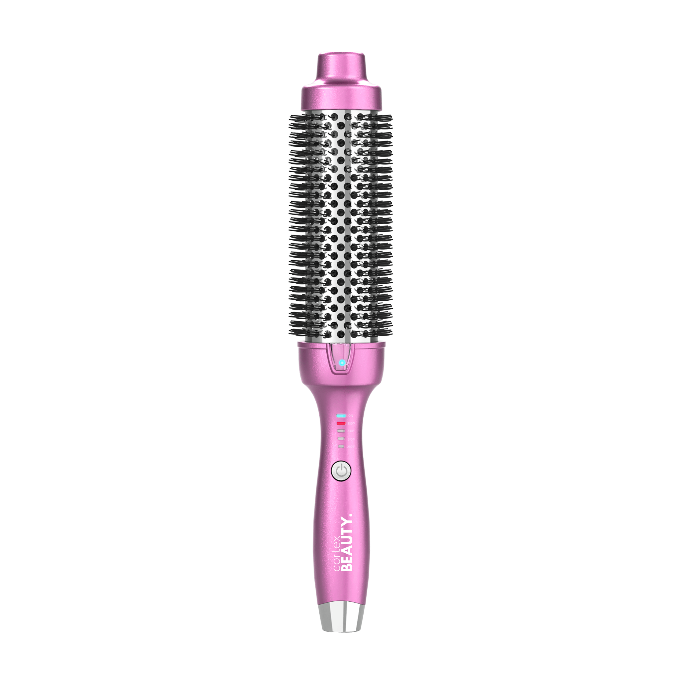 Cortex Beauty Blush Pink Temp Control Extra-Long 1.5” Ionic Styling Brush