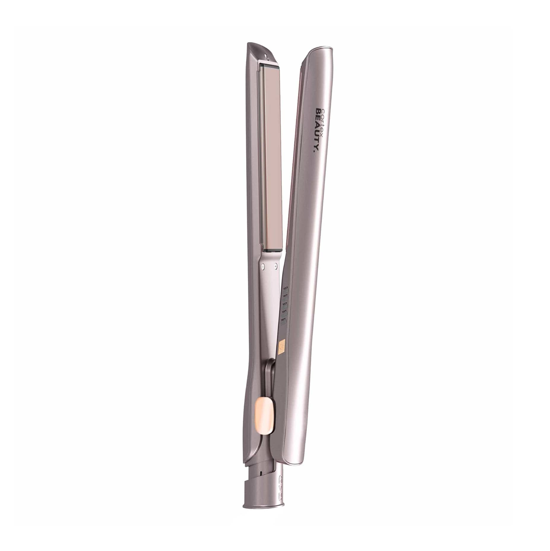 Cortex Beauty Champagne Pro Slim | 1” Temperature Control Flat Iron