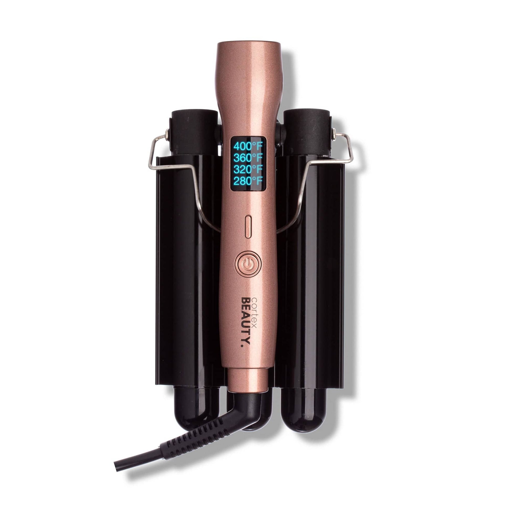 Cortex Beauty Cortex Beauty: Digital and Foldable 1" Three Barrel Waver