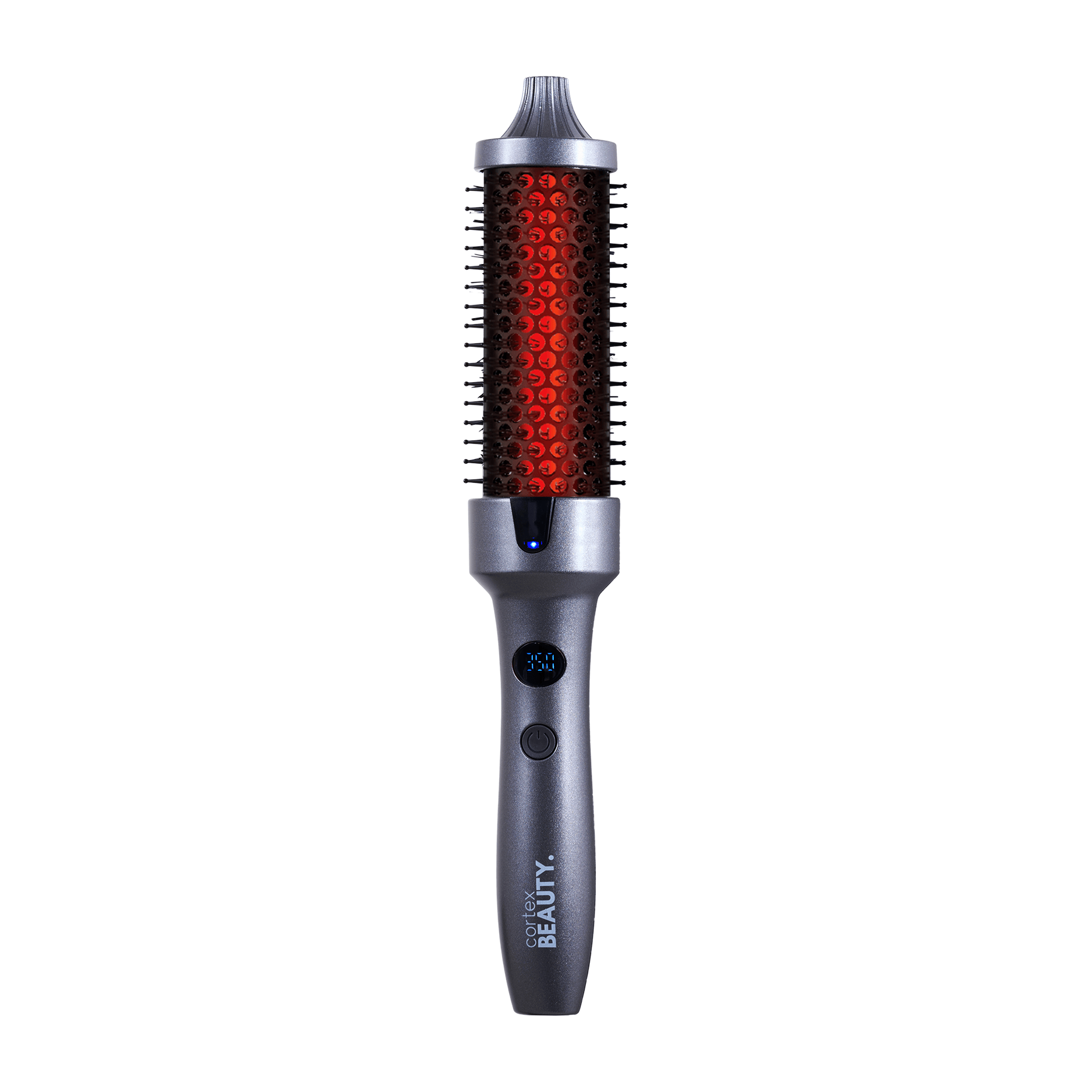 Cortex Beauty Dark Gray 1.5" Digital Infrared & Ionic Thermal Styling Brush