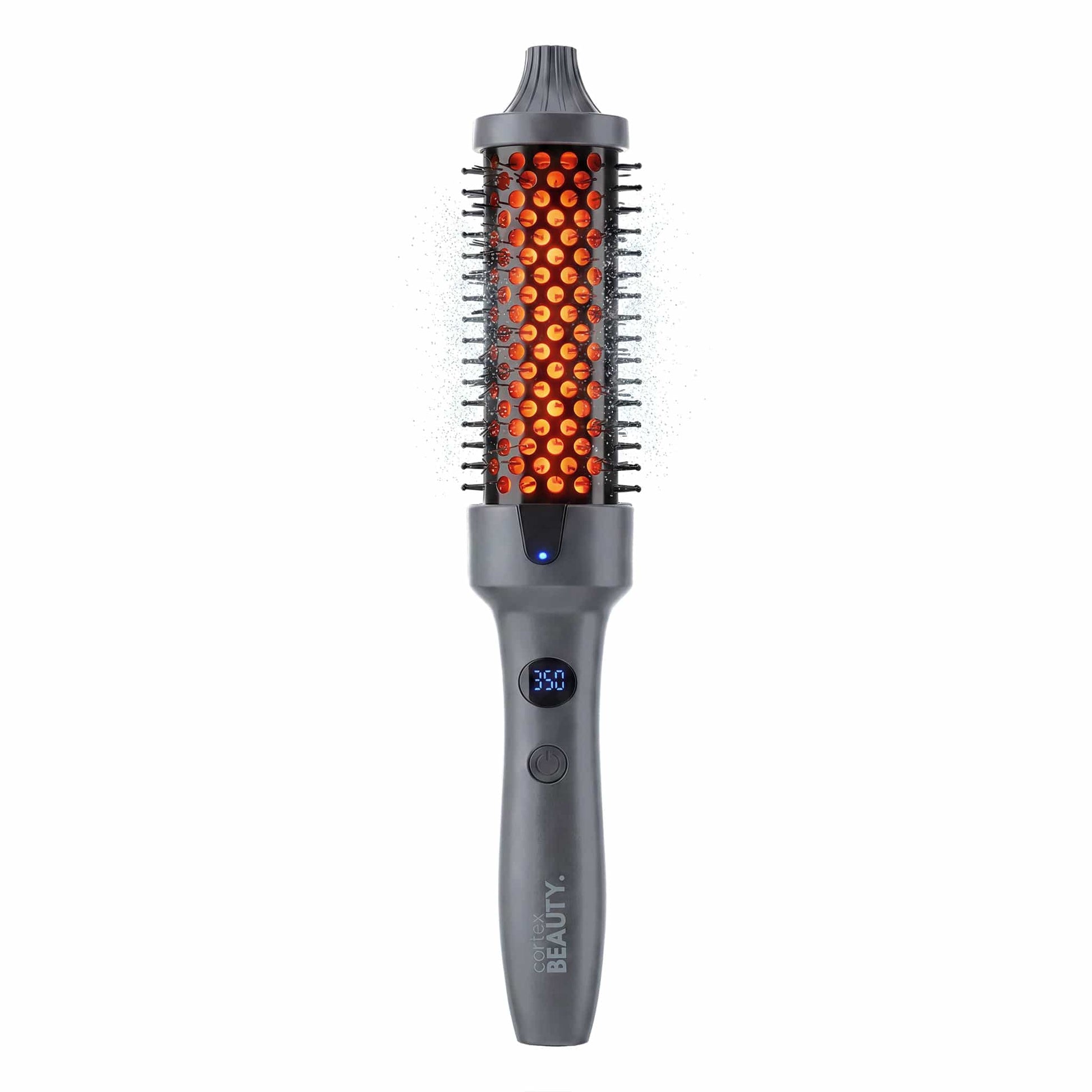 Cortex Beauty Dark Gray 1.5" Digital Infrared & Ionic Thermal Styling Brush