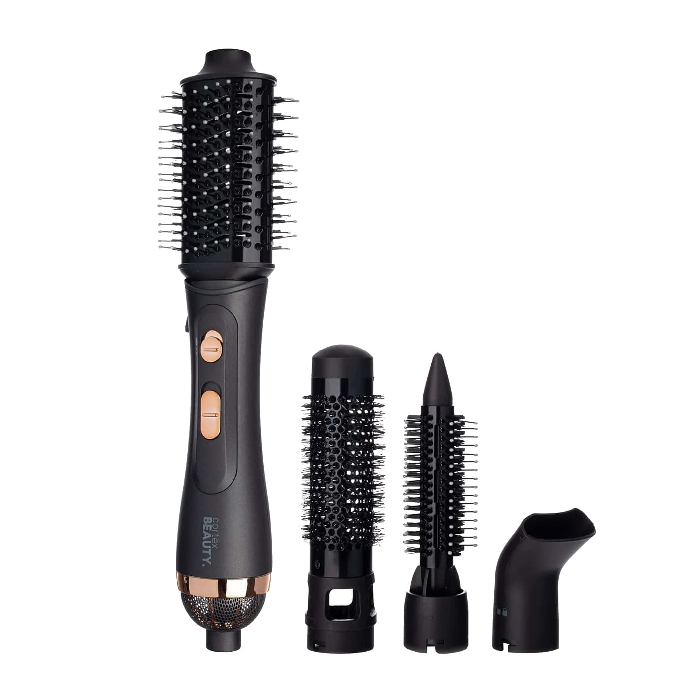 Cortex Beauty Dark Gray Air Styler | 4-In-1 Hot Air Styler Brush