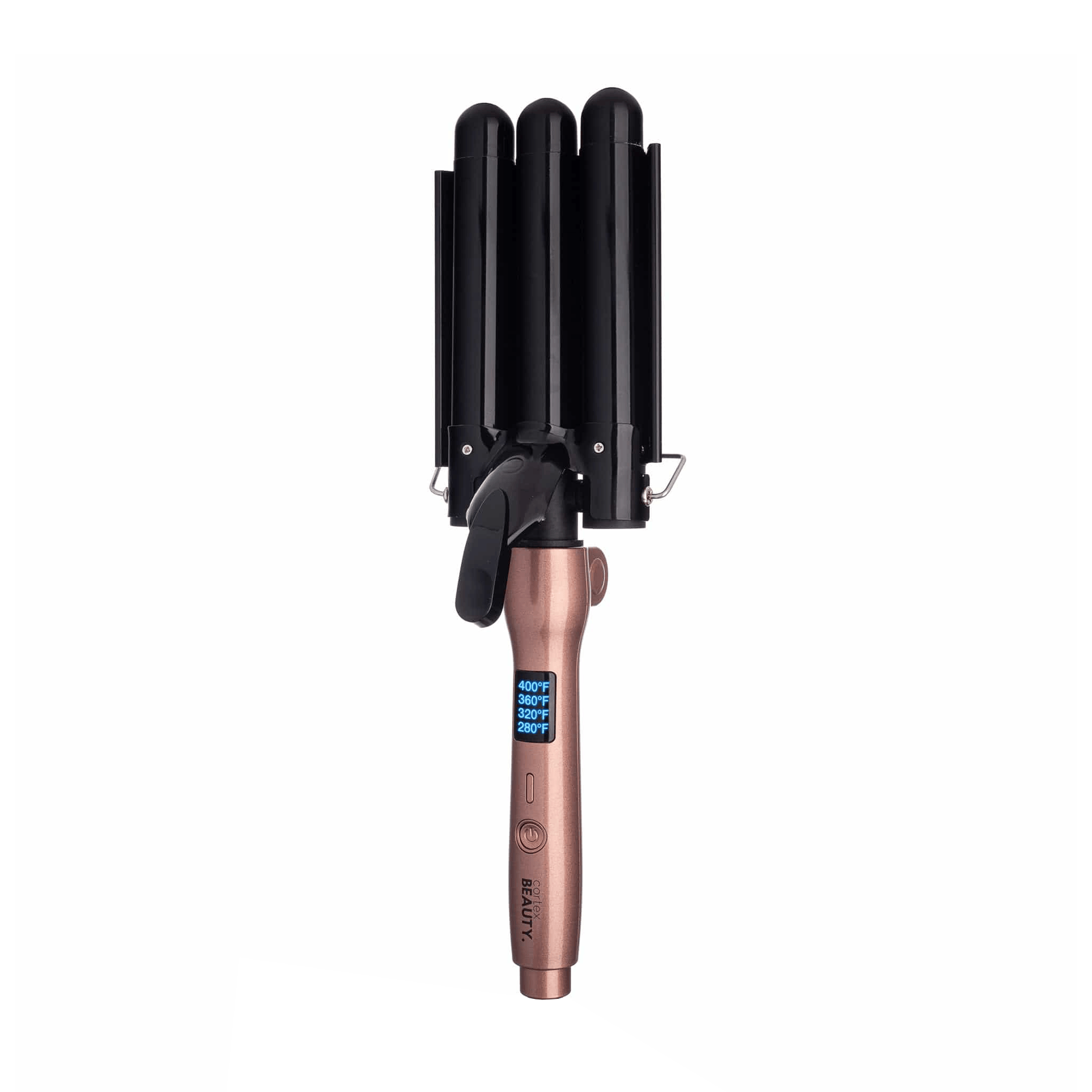Cortex Beauty Digital Wave Maker | 1" Foldable Three Barrel Waver