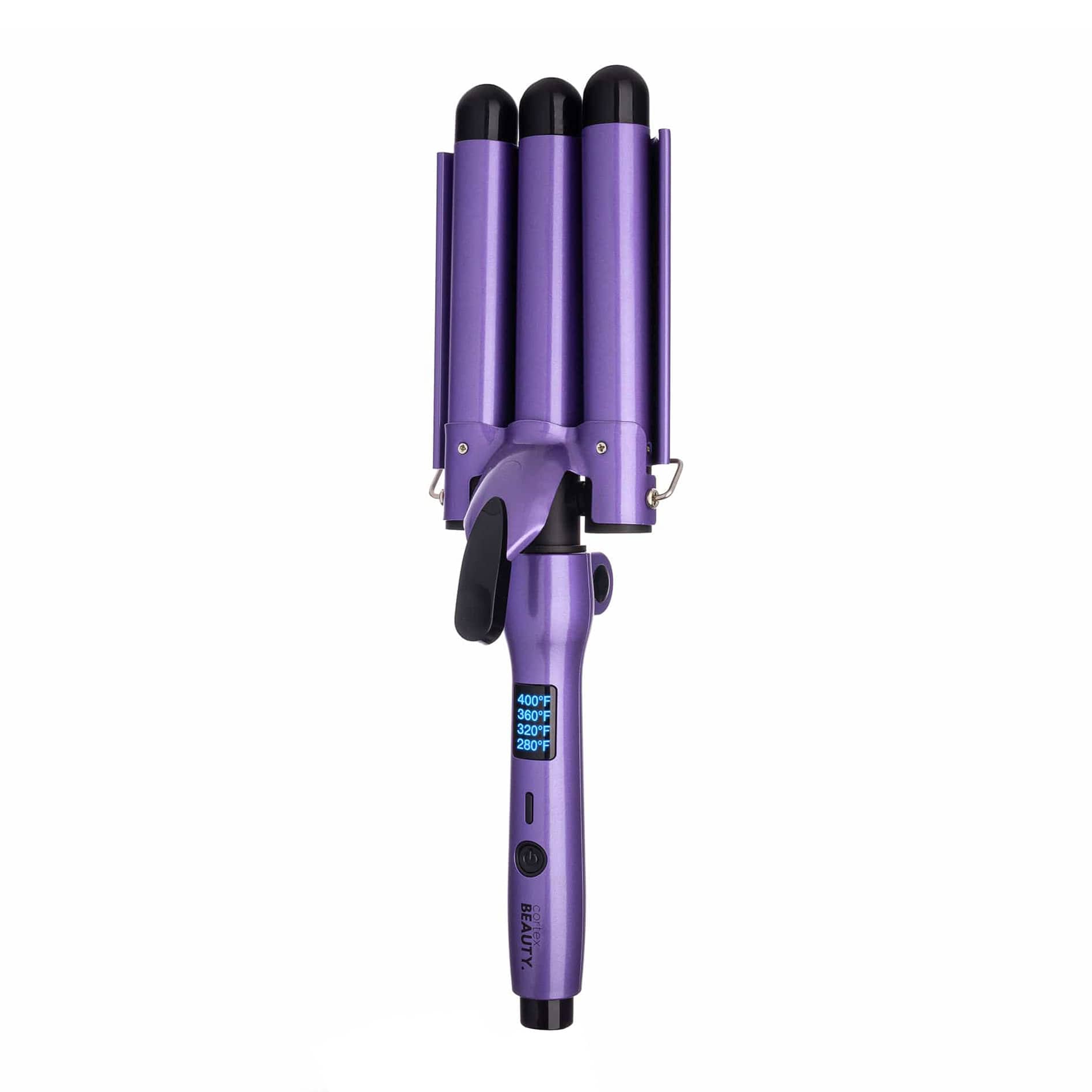 Cortex Beauty Digital Wave Maker | 1" Foldable Three Barrel Waver
