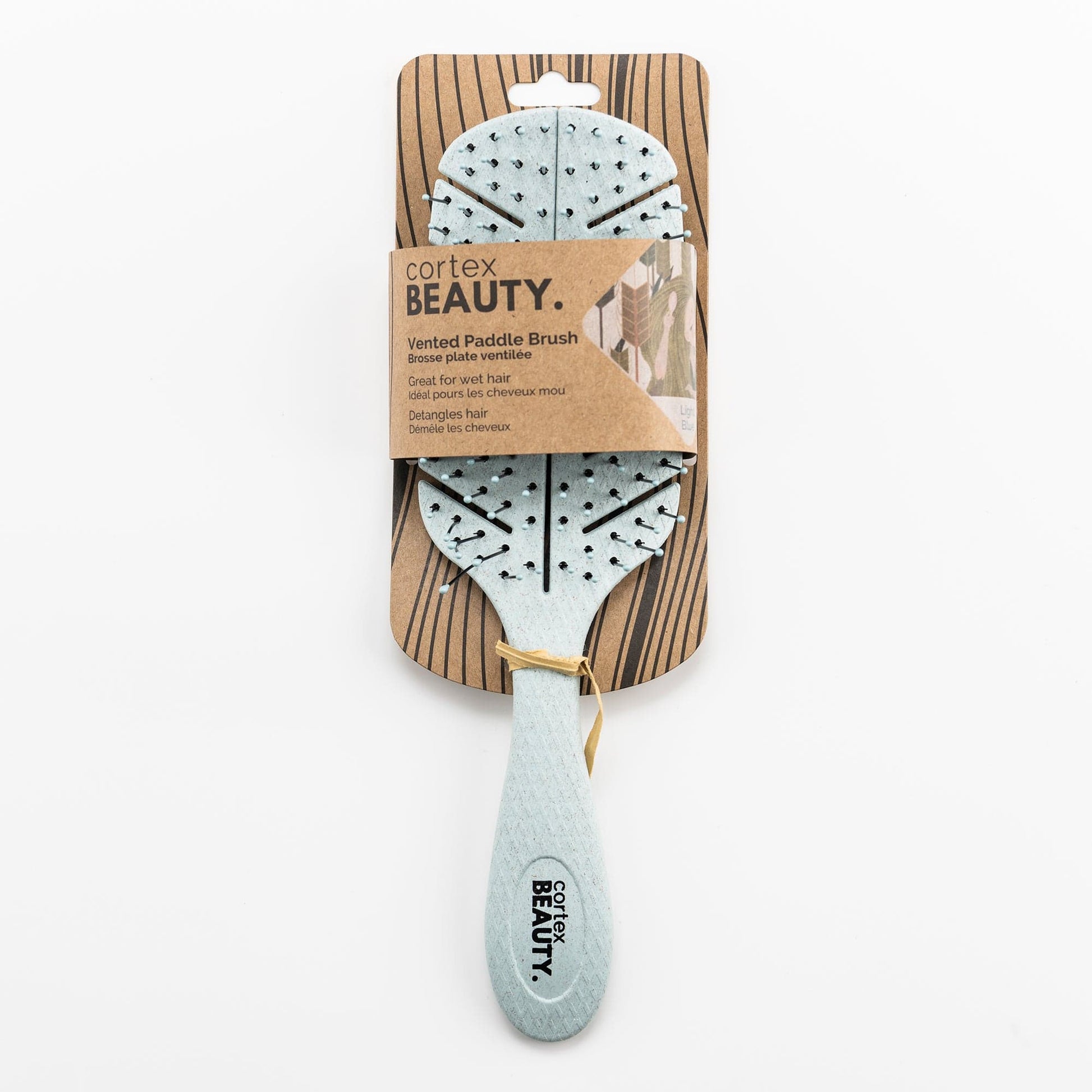 Cortex Beauty Eco-Friendly Detangle Brush  - Detangle Your Hair While Massaging Your Scalp