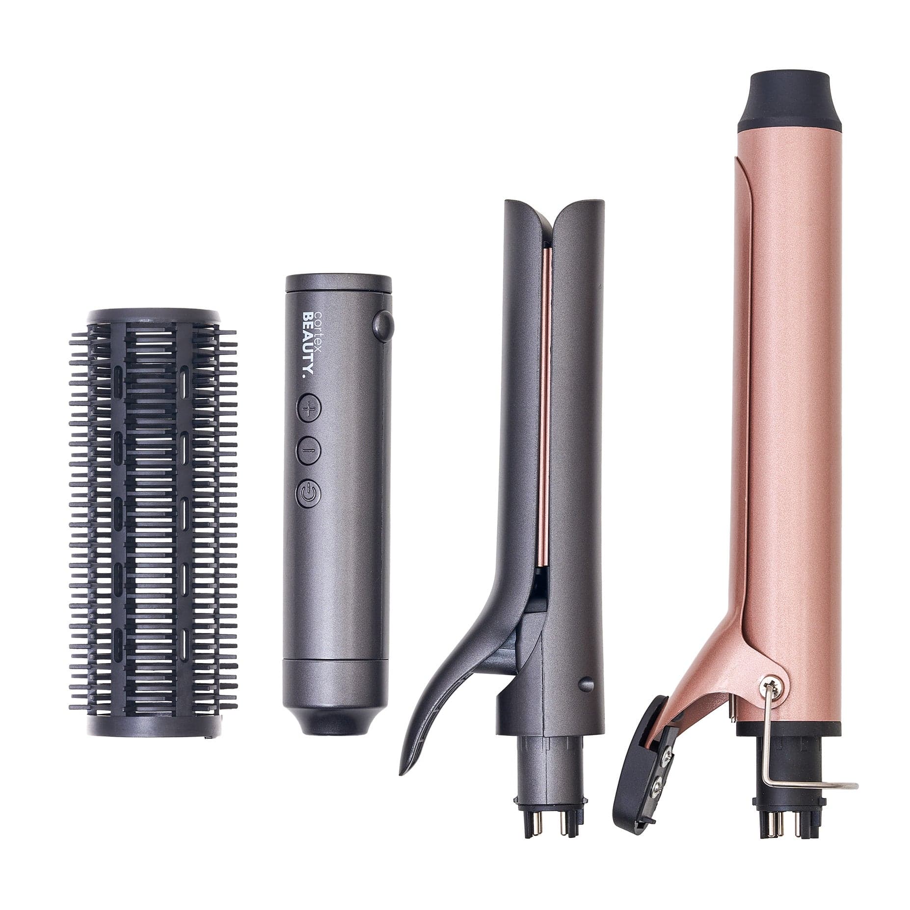 Cortex Beauty Gray Rose gold 3in1 Multi Styler Set with Digital Display