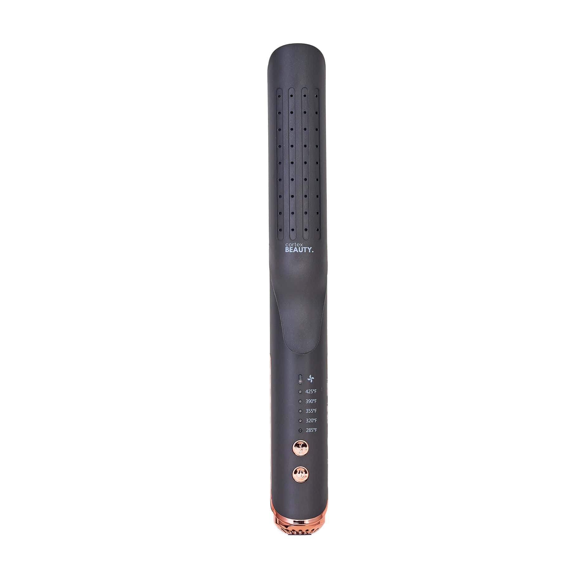 Cortex Beauty Gray Rose gold AirGlider | 2-in-1 Cool Air Flat Iron/curler