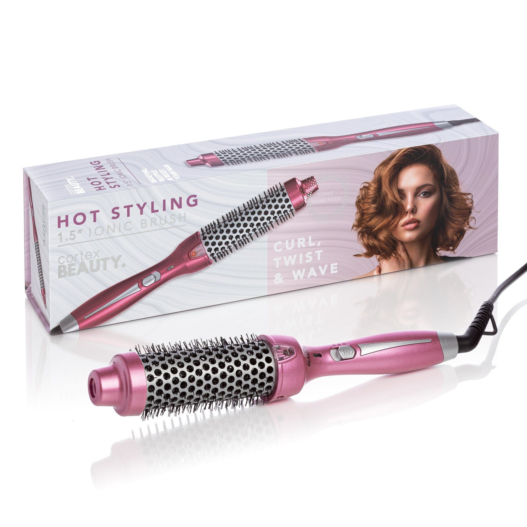 HotStyler 1.5" Ionic Styling Brush Cortex Beauty