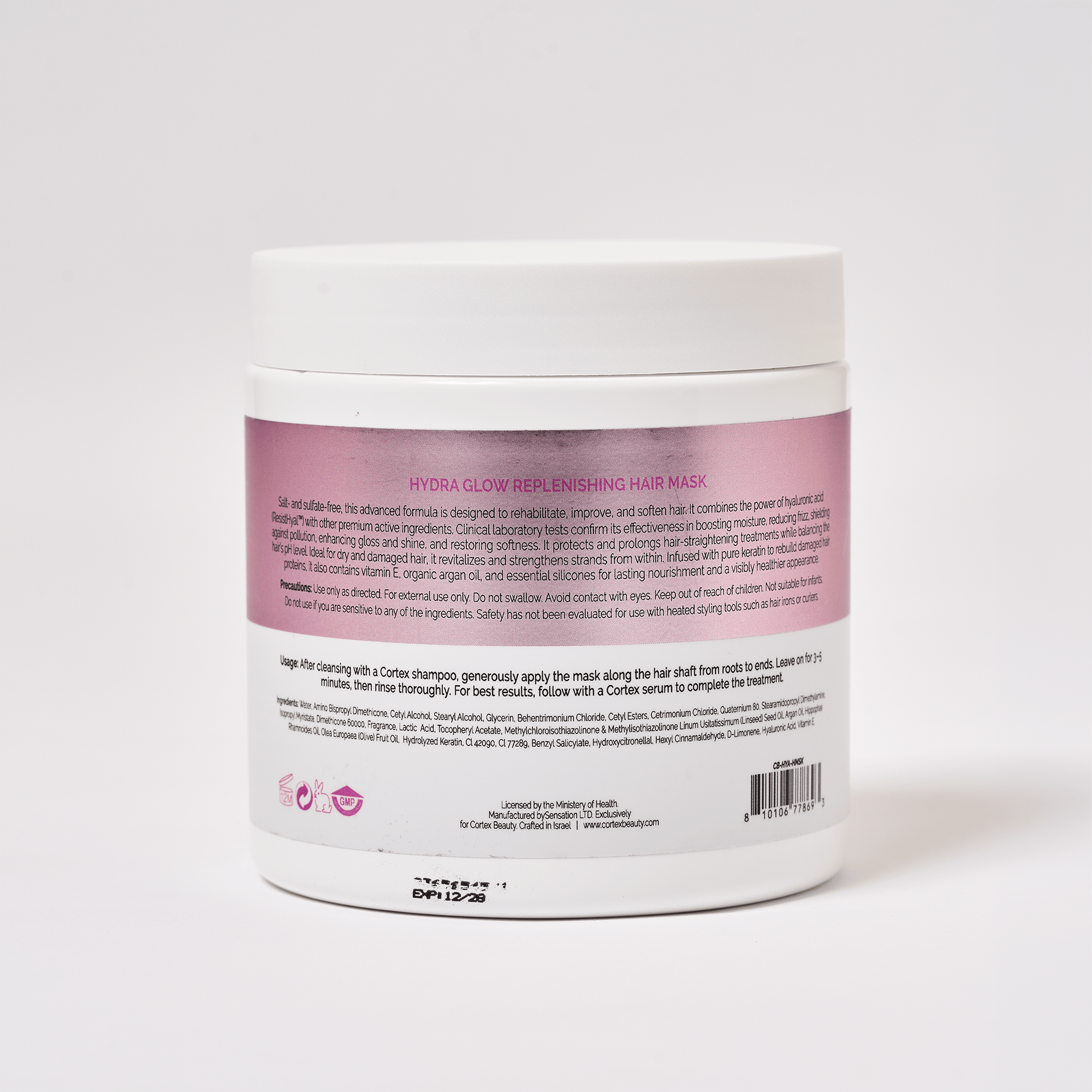 Cortex Beauty Hydra Glow Replenishing Hair Mask