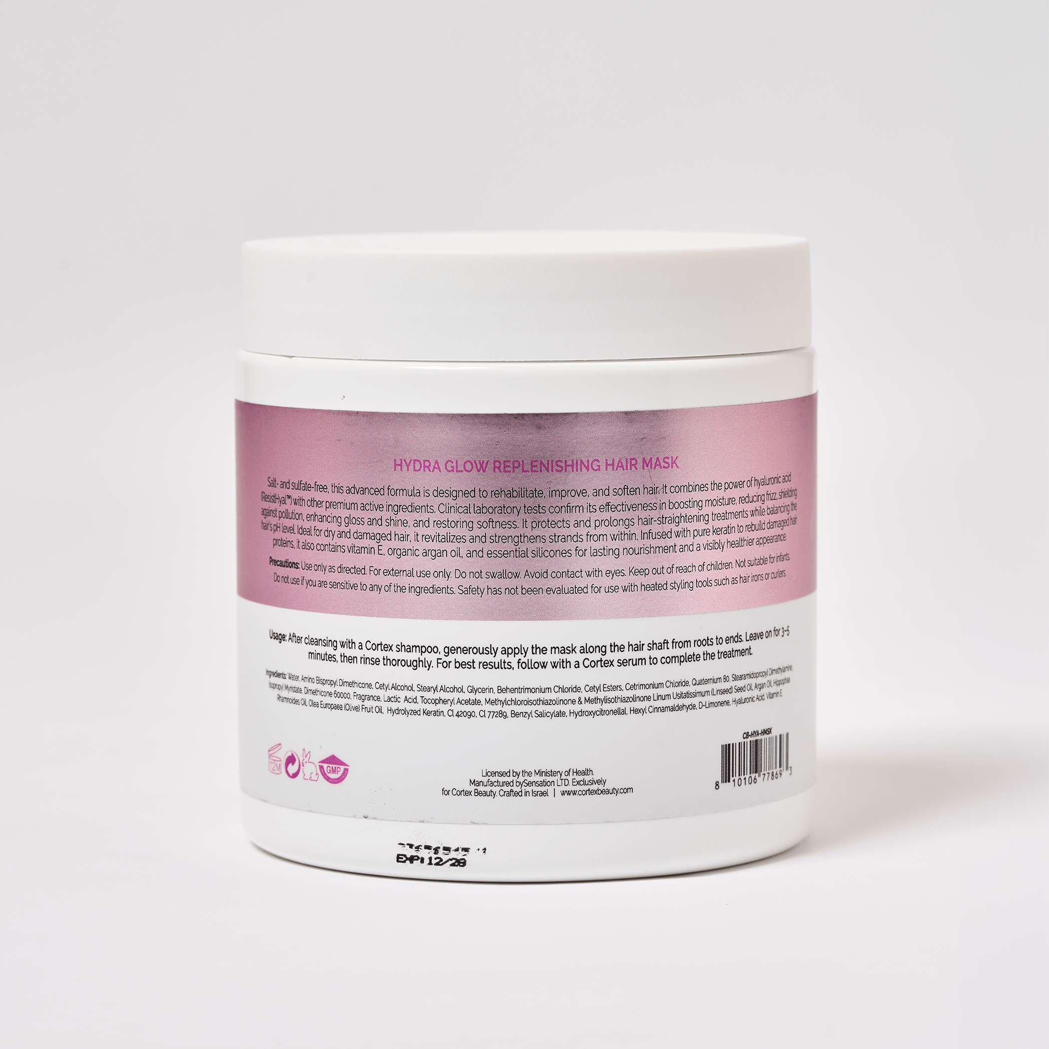 Cortex Beauty Hydra Glow Replenishing Hair Mask