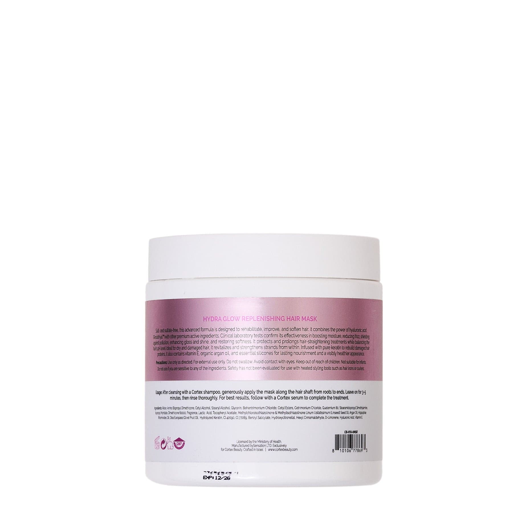 Cortex Beauty Hydra Glow Replenishing Hair Mask