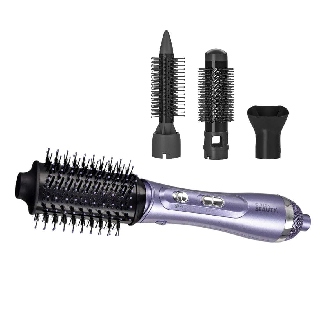 Cortex Beauty Lavender Air Styler | 4-In-1 Hot Air Styler Brush