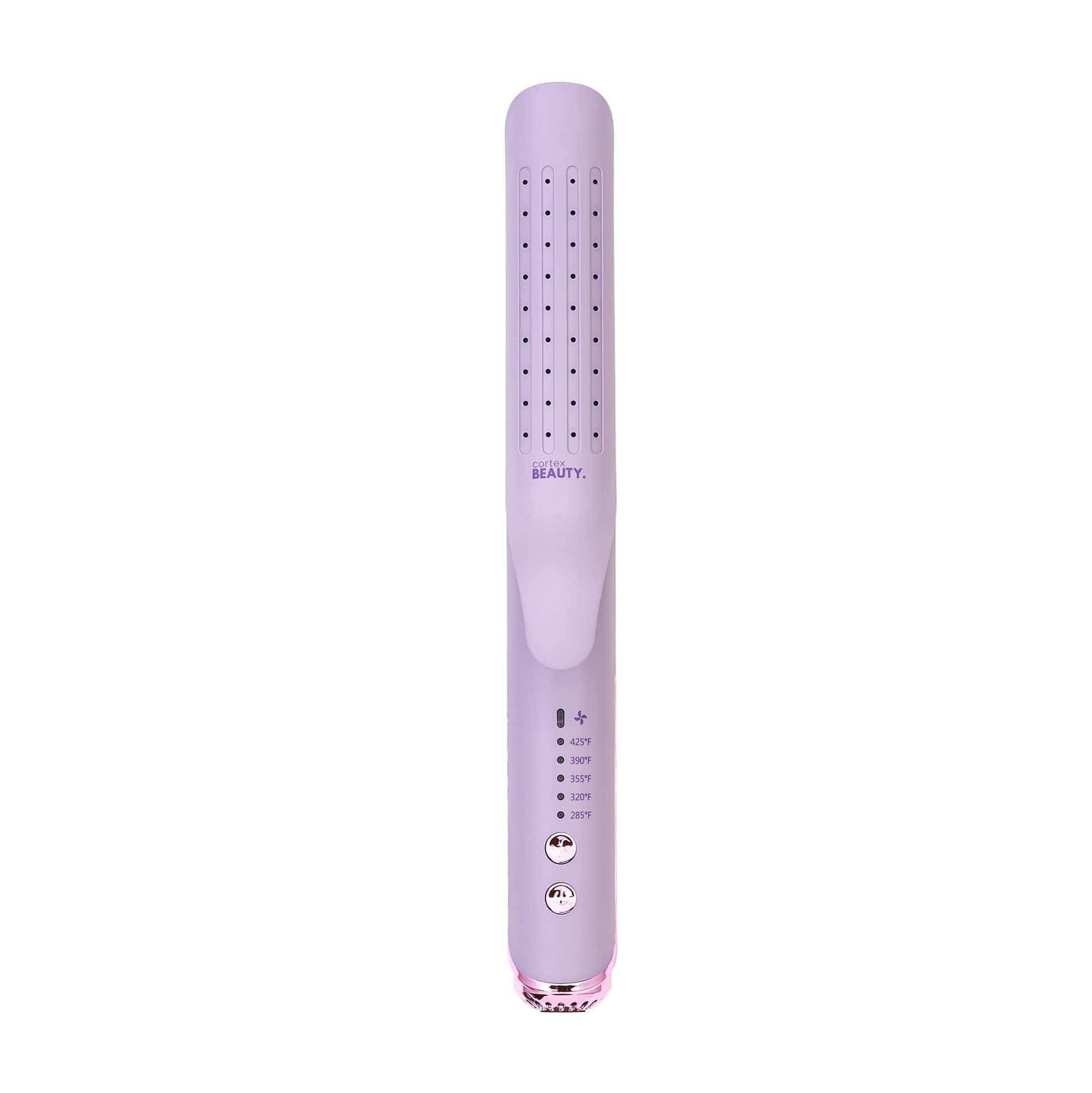 Cortex Beauty Lavender AirGlider | 2-in-1 Cool Air Flat Iron/curler