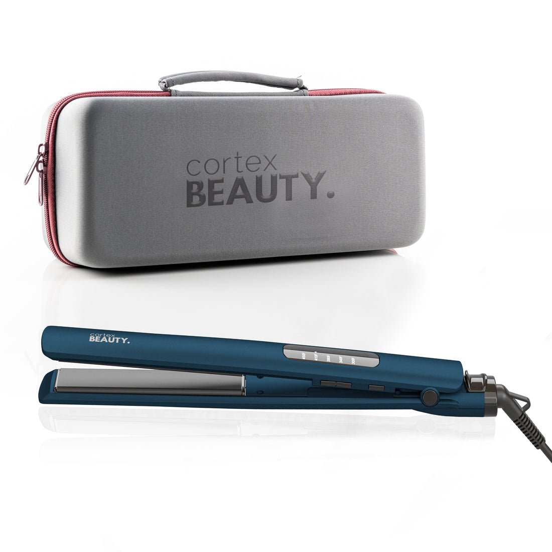 Cortex Beauty Peacock 1” Digital Ultra Slim Flat Iron + Travel Case