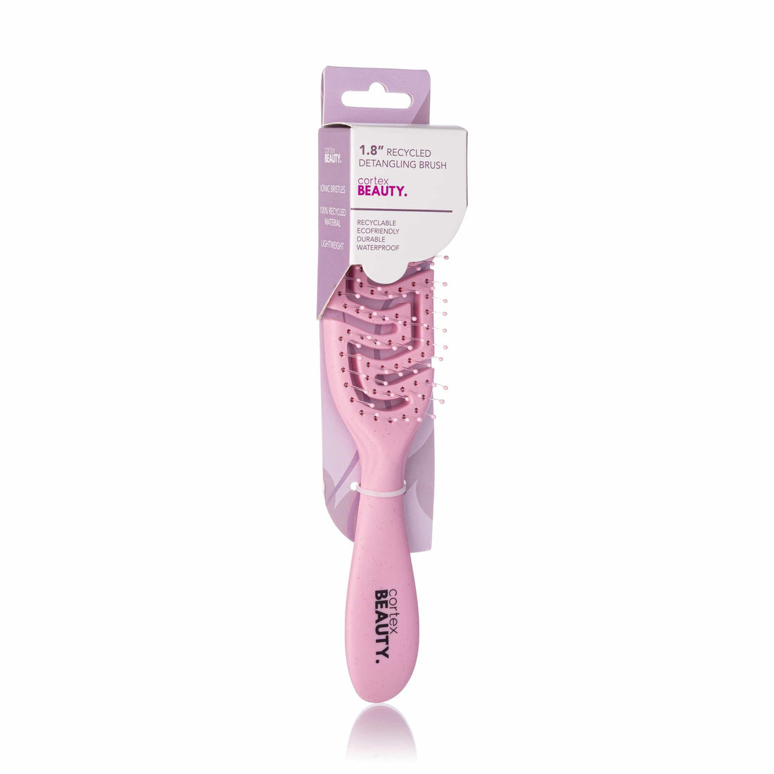 Cortex Beauty Pink 1.8&quot; Recycled Detangling Brush