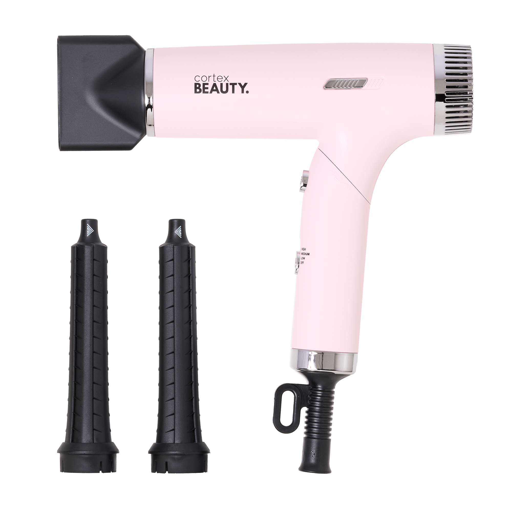 Cortex Beauty Pink Sleek Fold | Foldable Travel Dryer