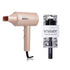 Cortex Beauty Pink V HotShot | Lightweight Compact Dryer & 2.75” Boar Bristle Round Brush Set