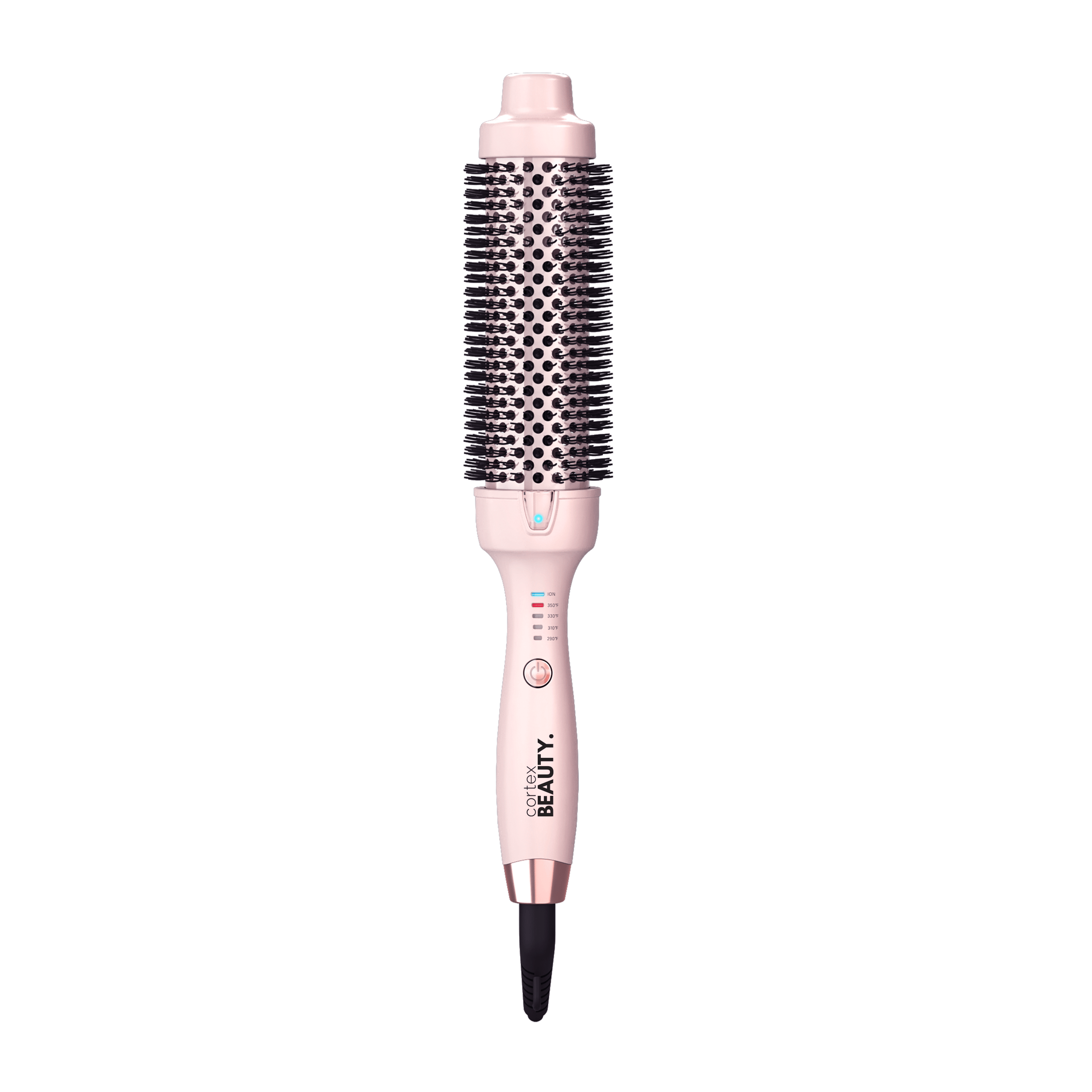 Cortex Beauty Pink V Temp Control Extra-Long 1.5” Ionic Styling Brush