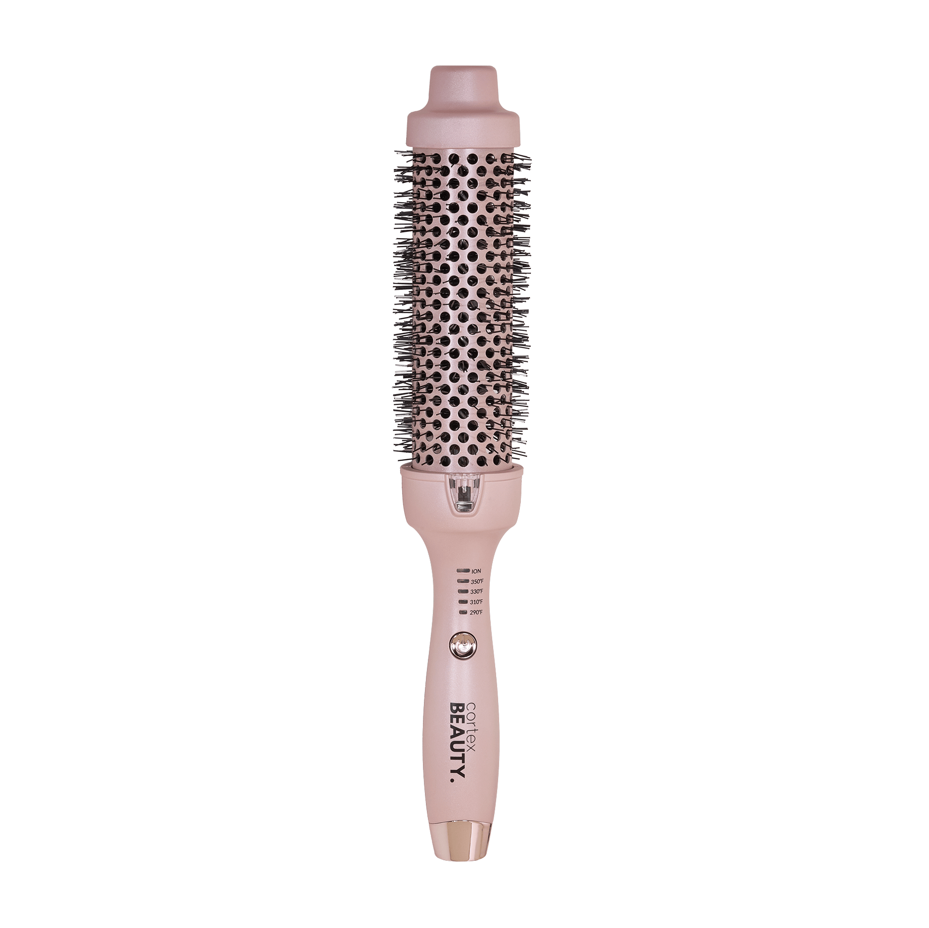 Cortex Beauty Pink V Temp Control Extra-Long 1.5” Ionic Styling Brush