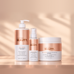 Cortex Beauty Pure Keratin | Shampoo, Hair Mask & Hair Serum Kit