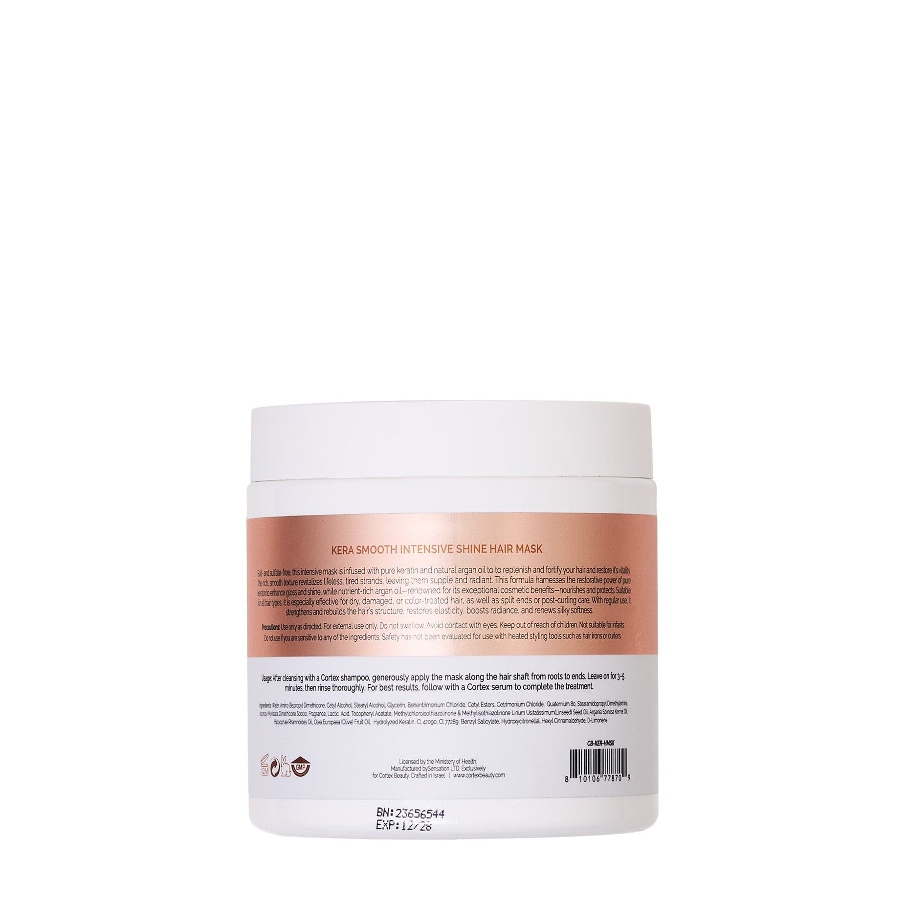 Cortex Beauty PURE KERATINE INTENSIVE HAIR MASK