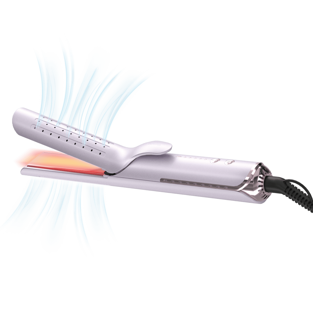 Cortex Beauty Purple AirGlider | 2-in-1 Cool Air Flat Iron/curler